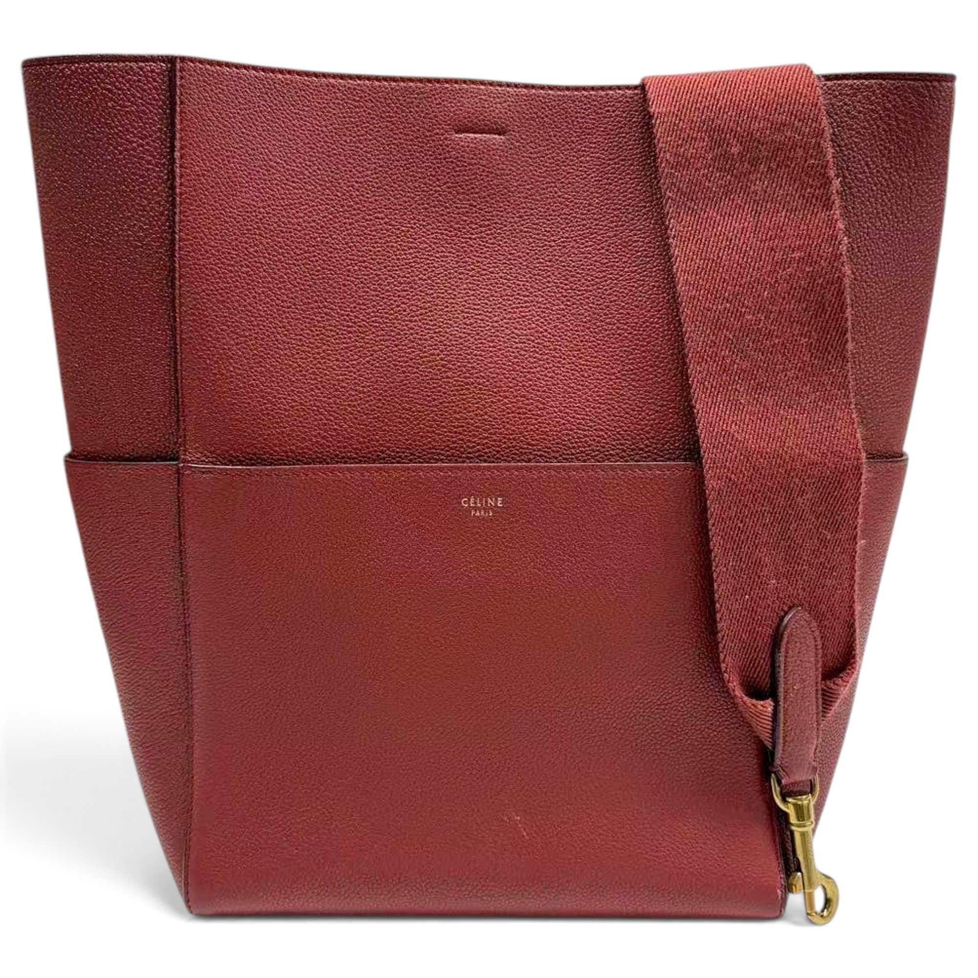 Seau Sangle leather tote