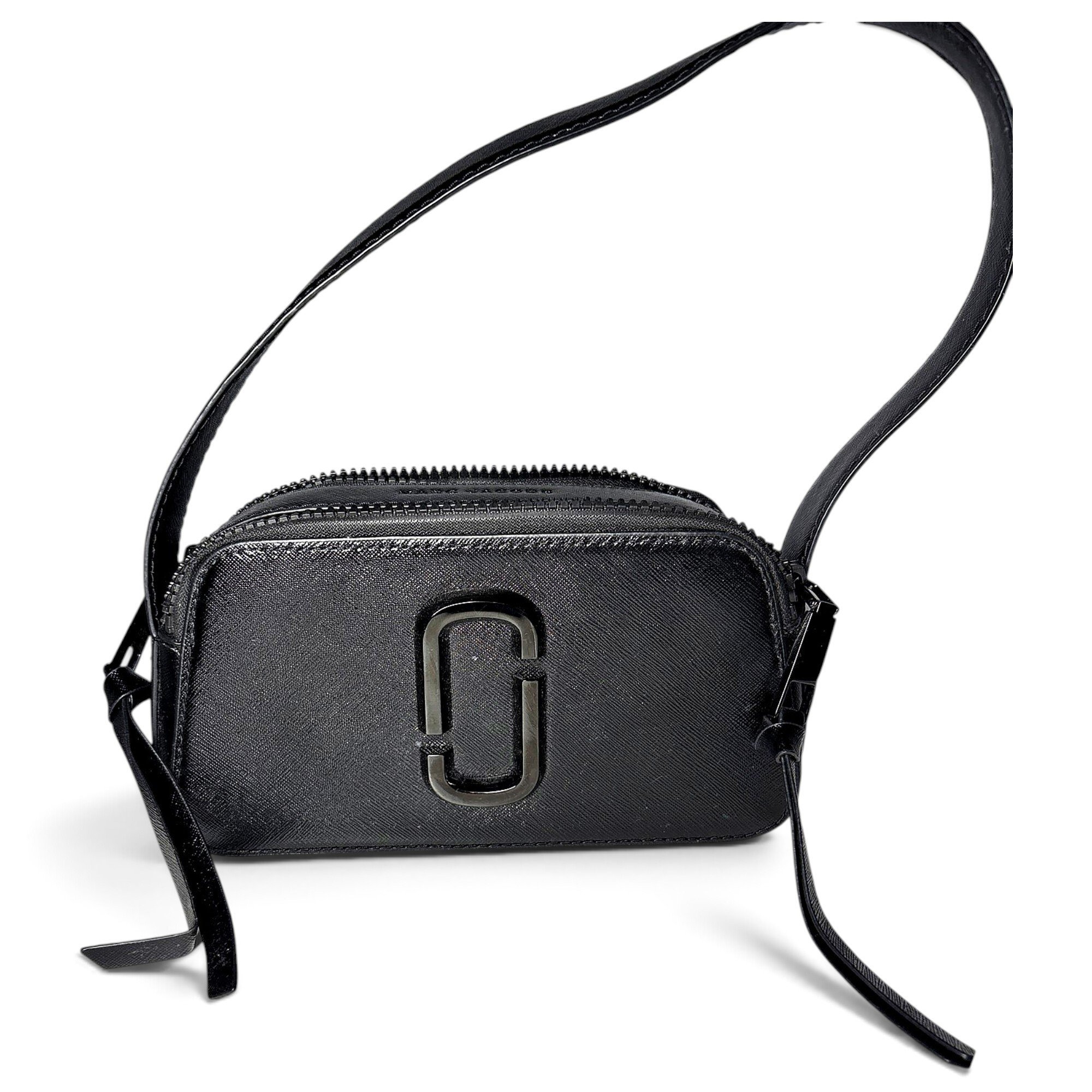 Snapshot leather crossbody bag