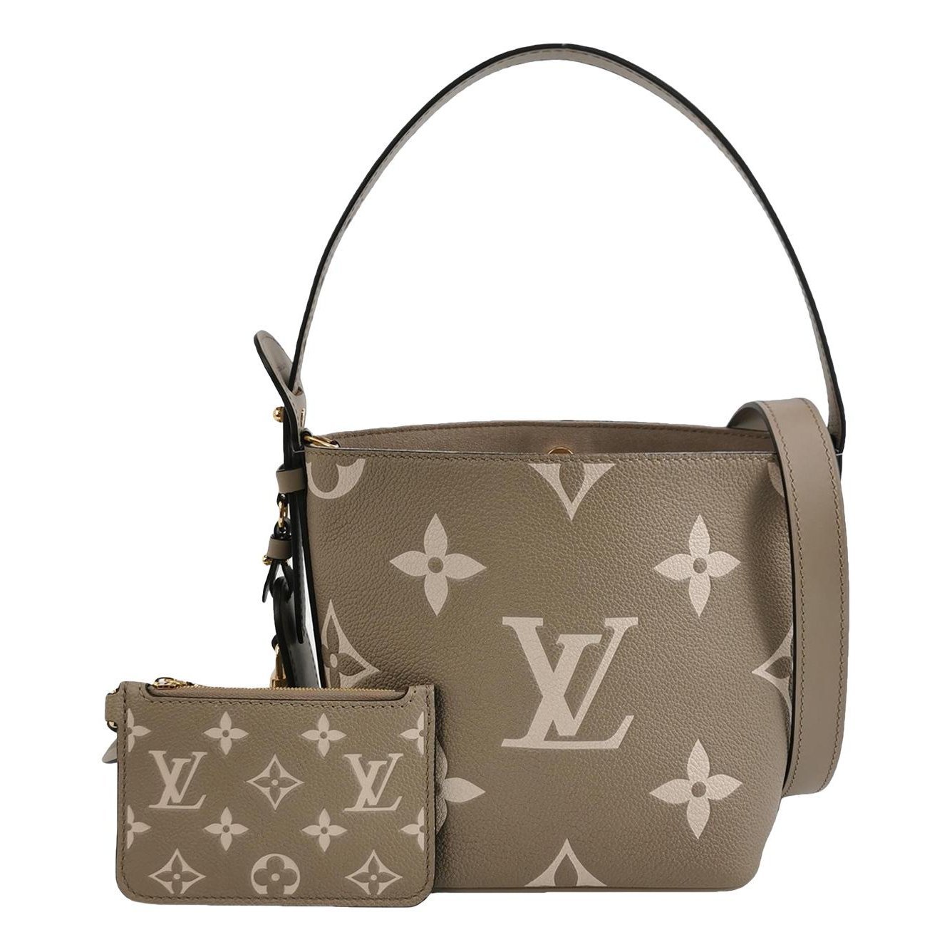 Louis Vuitton Carry All leather handbag