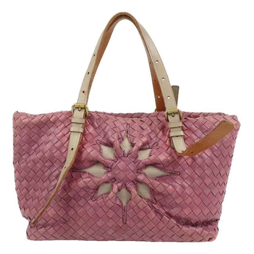 Leather tote