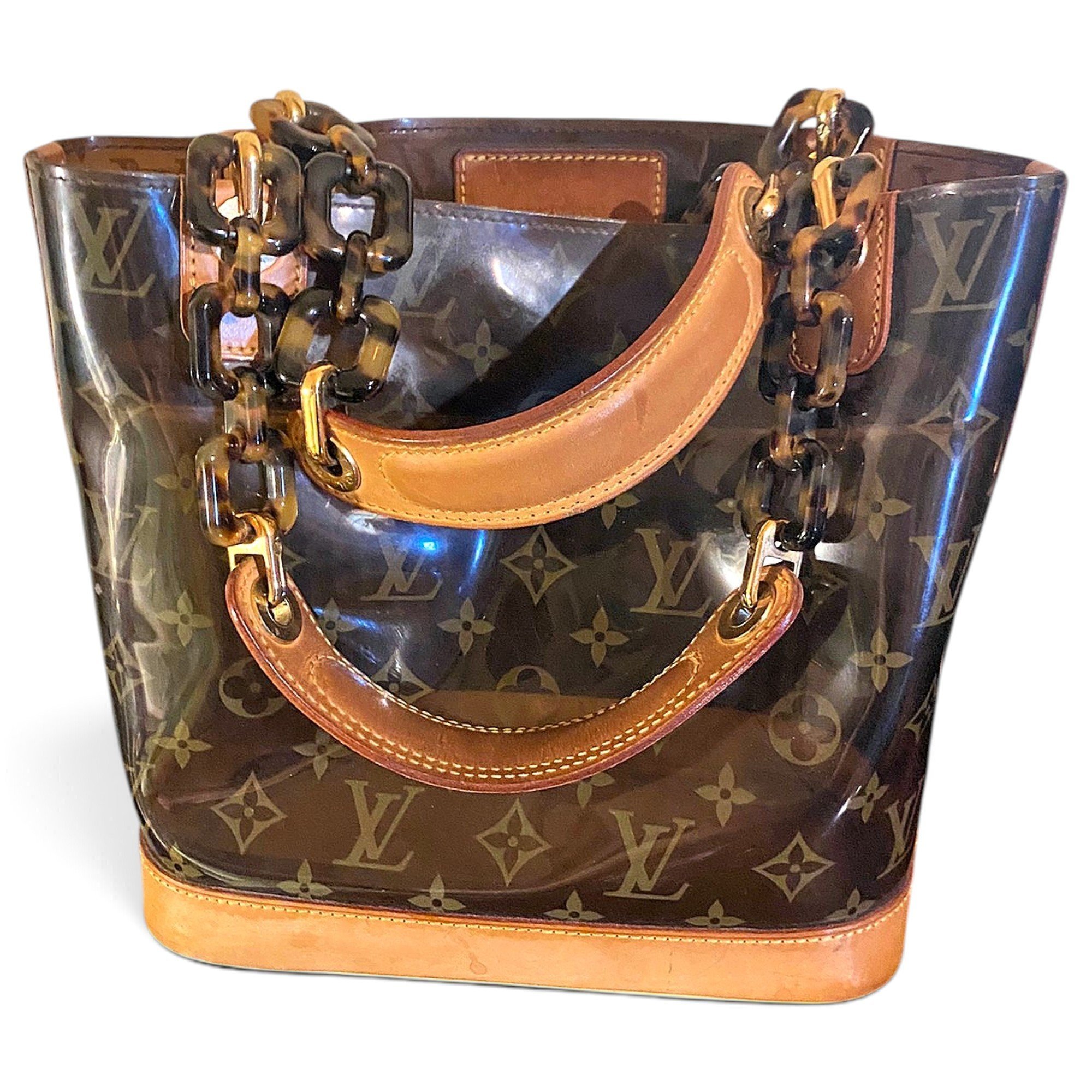 Ambre vinyl handbag