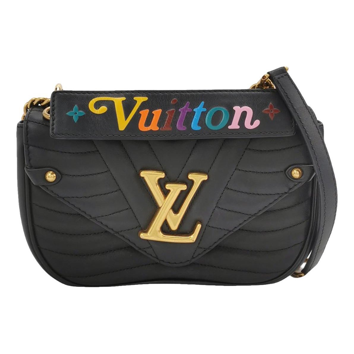 New Wave leather handbag