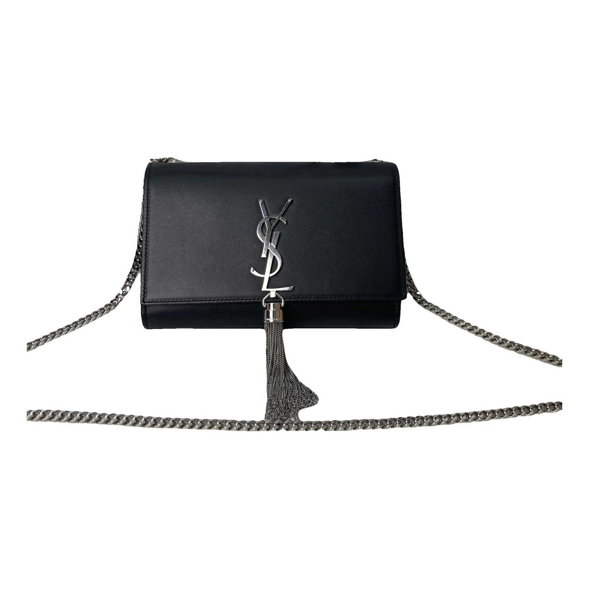 Pompom Kate leather handbag