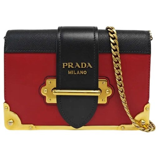 Cahier leather crossbody bag