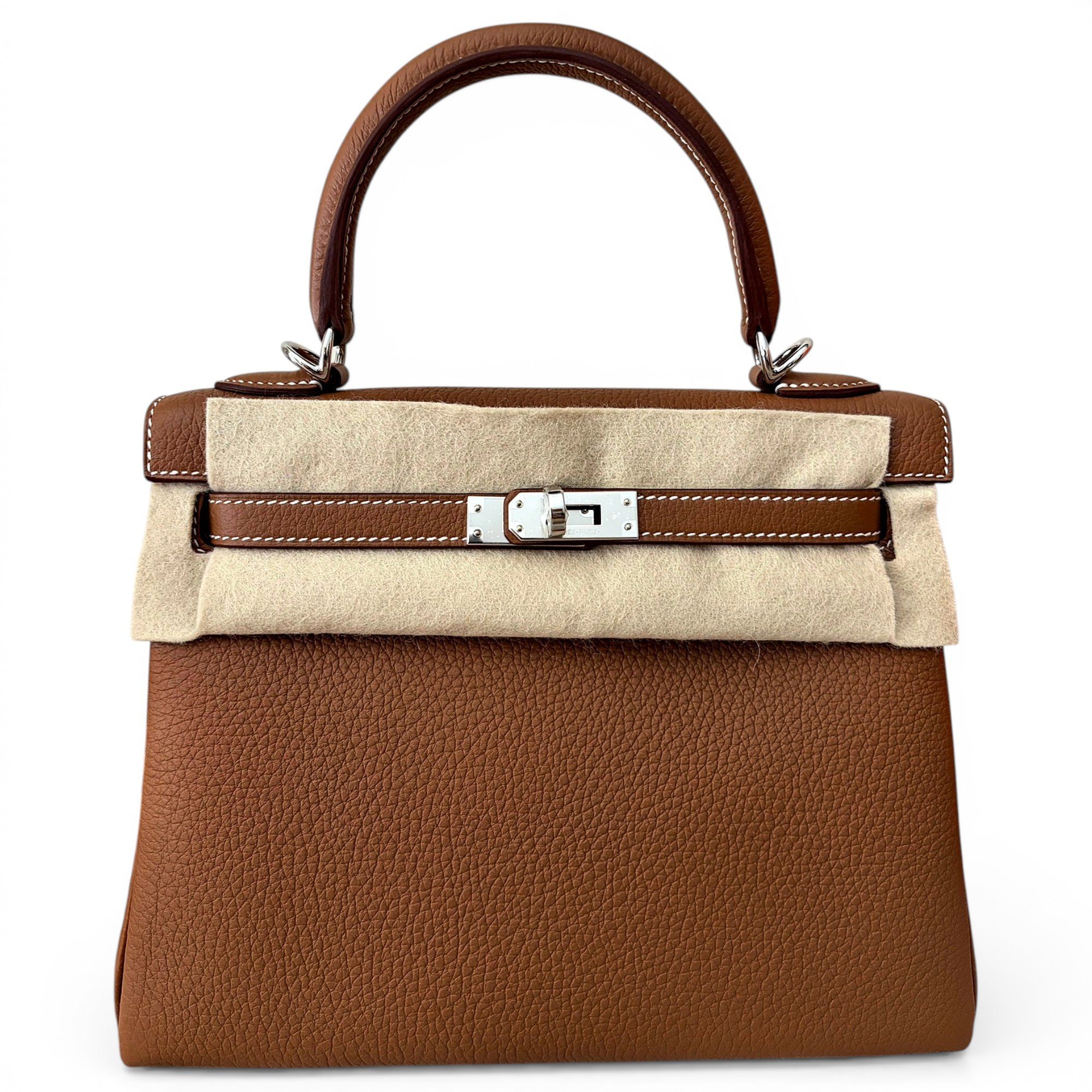 Kelly 25 leather handbag
