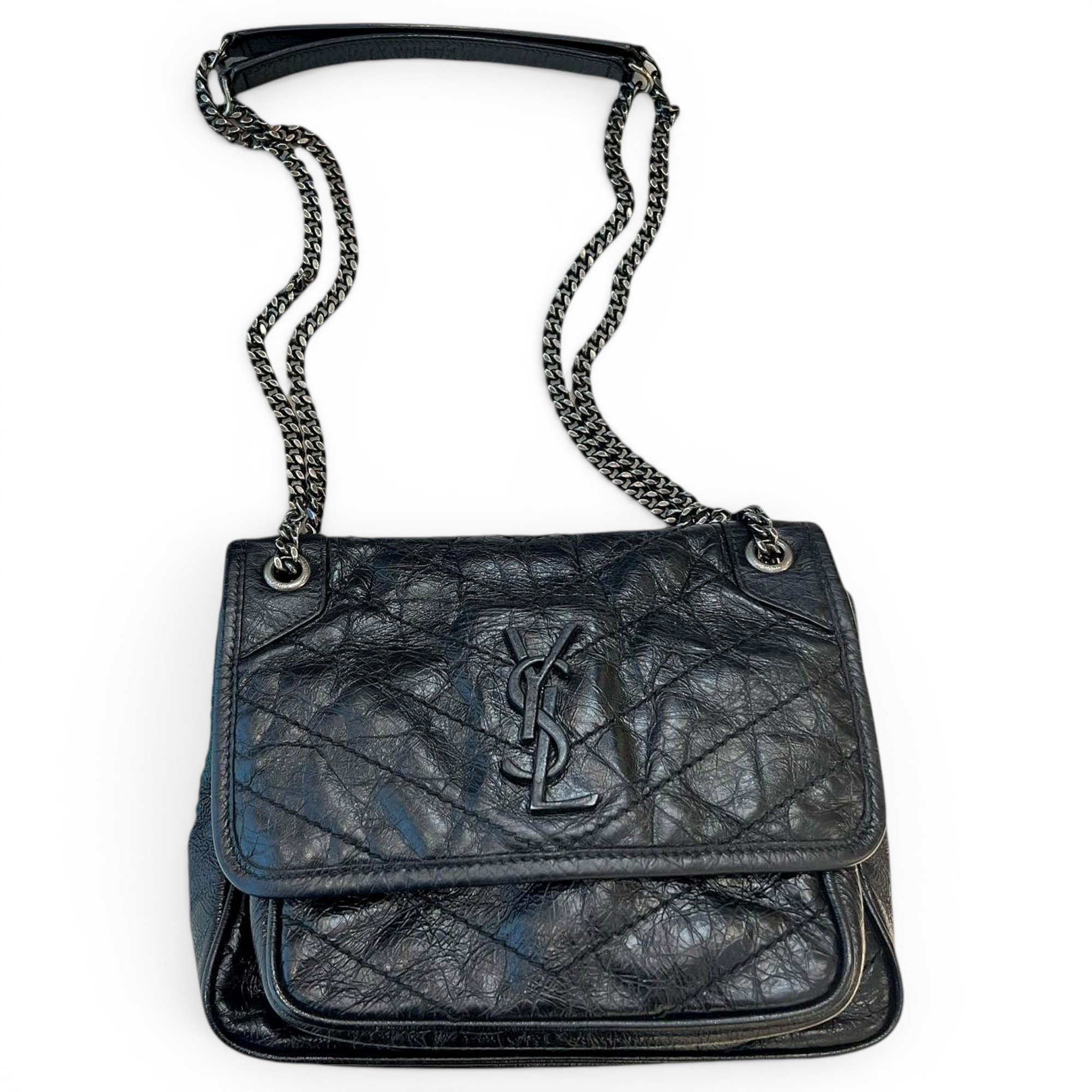 Niki leather crossbody bag