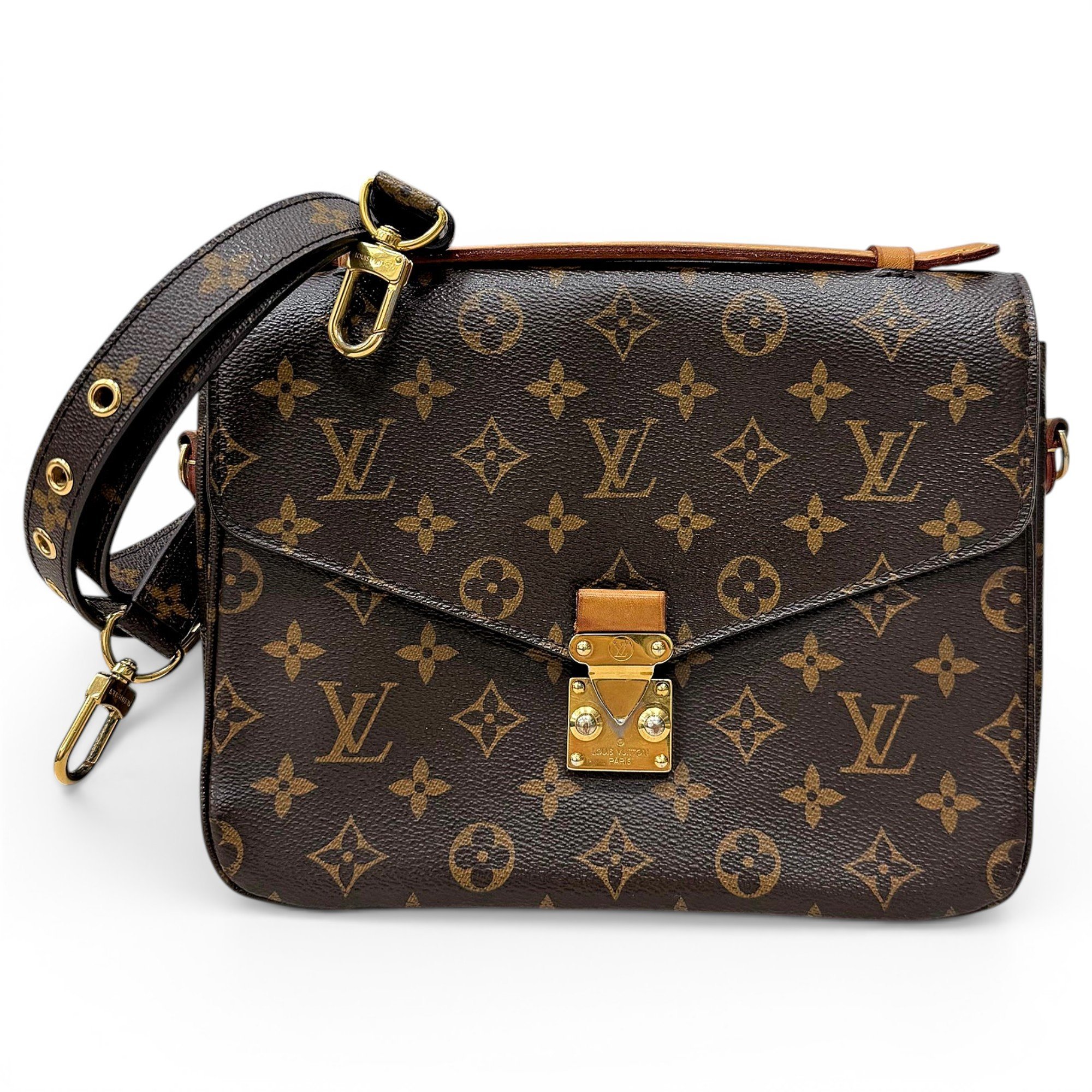 Metis leather handbag