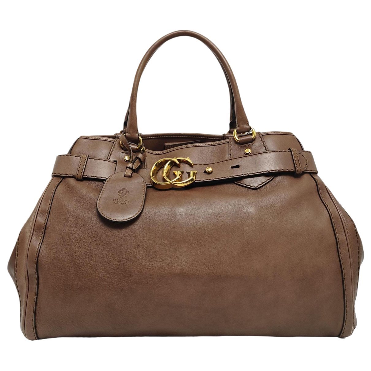 GG Running leather handbag