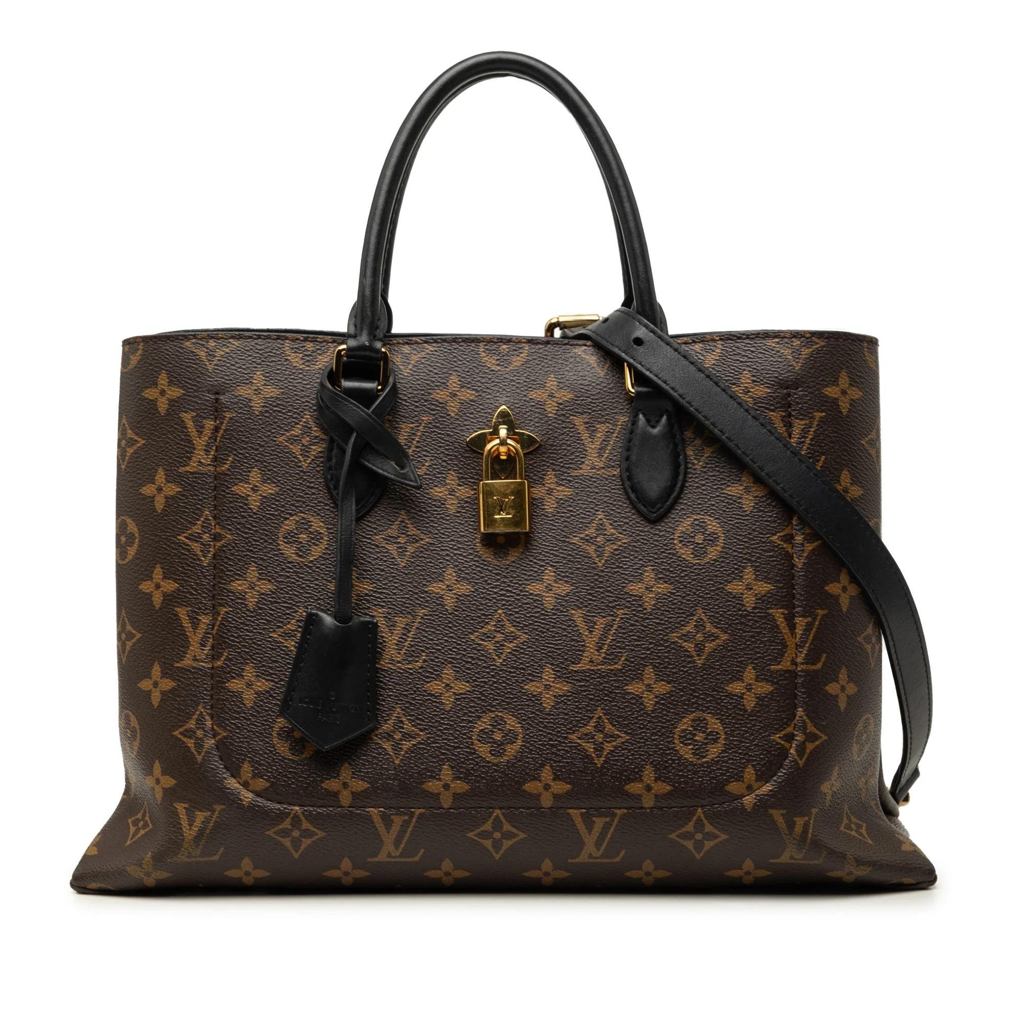 Flower Tote leather satchel