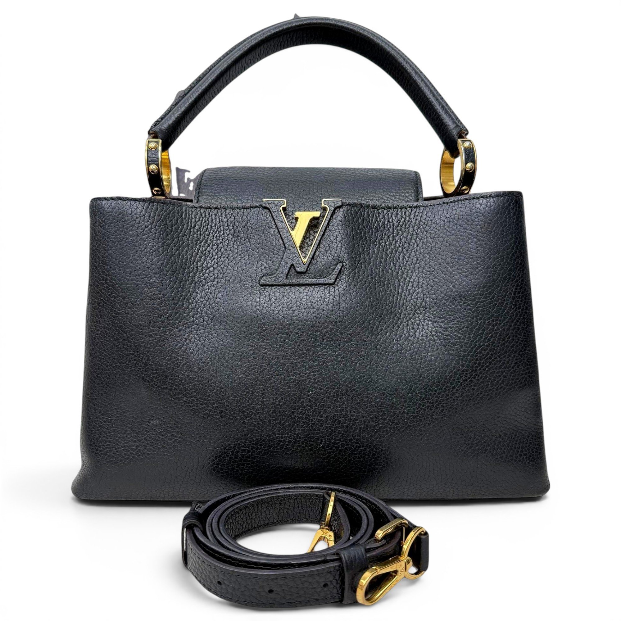 Capucines leather handbag