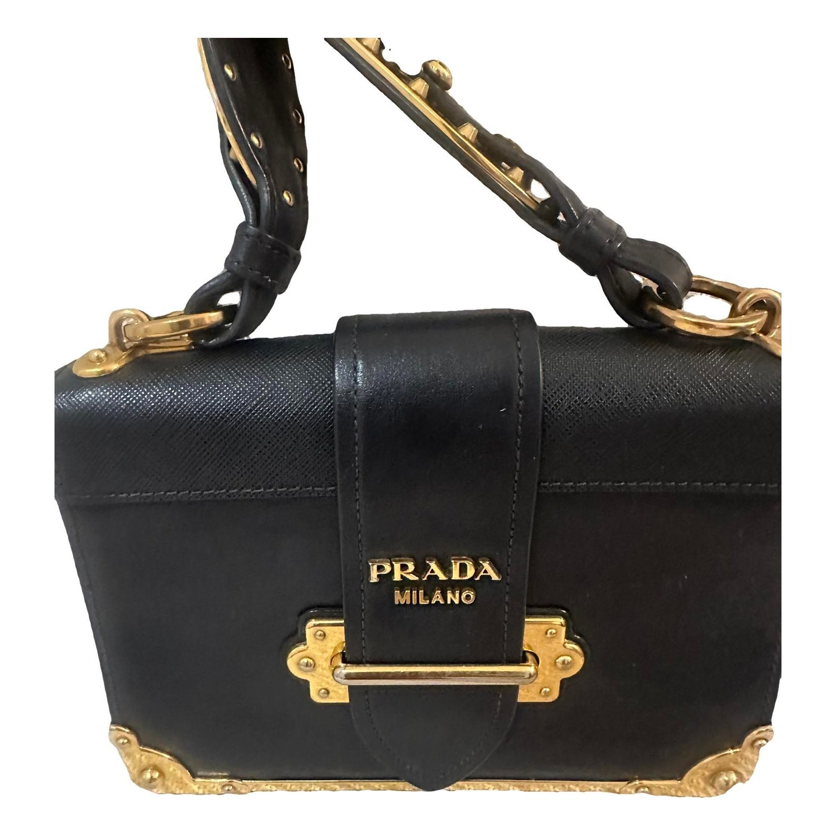 Cahier leather crossbody bag