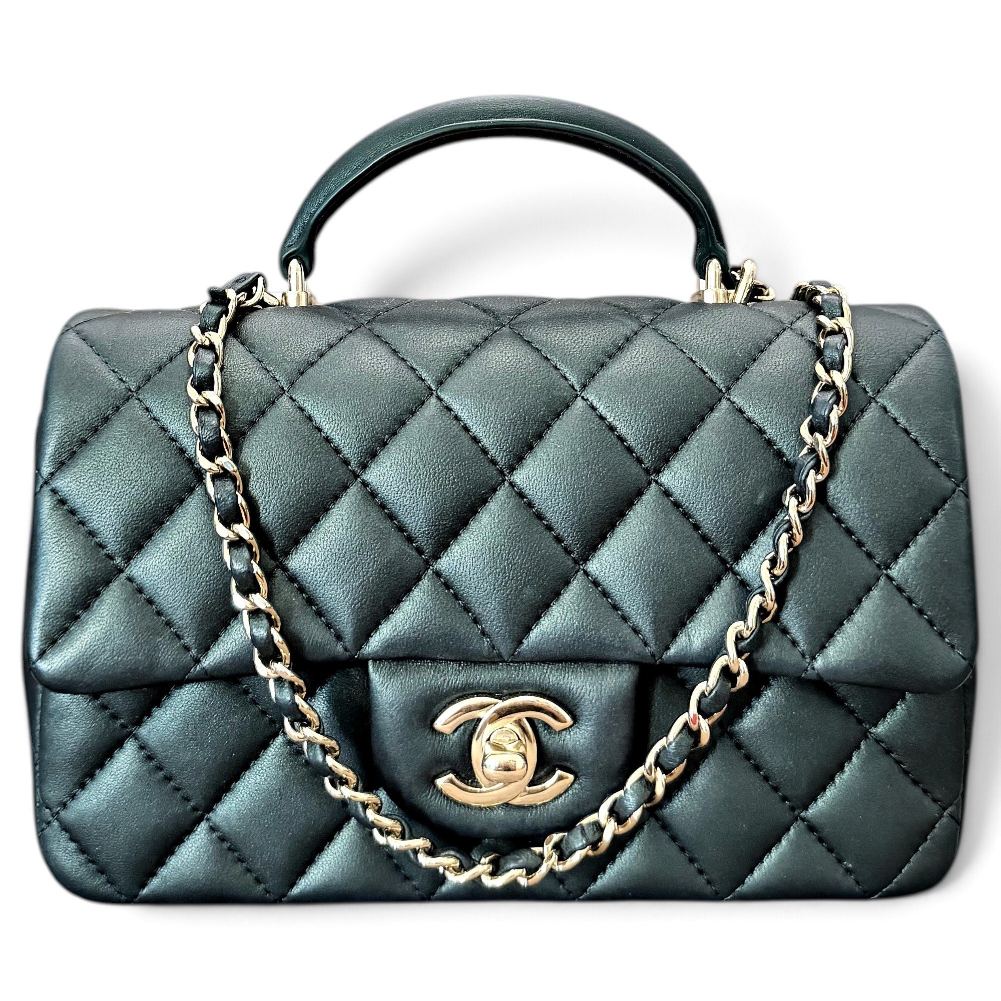 Timeless Classique Top Handle leather handbag