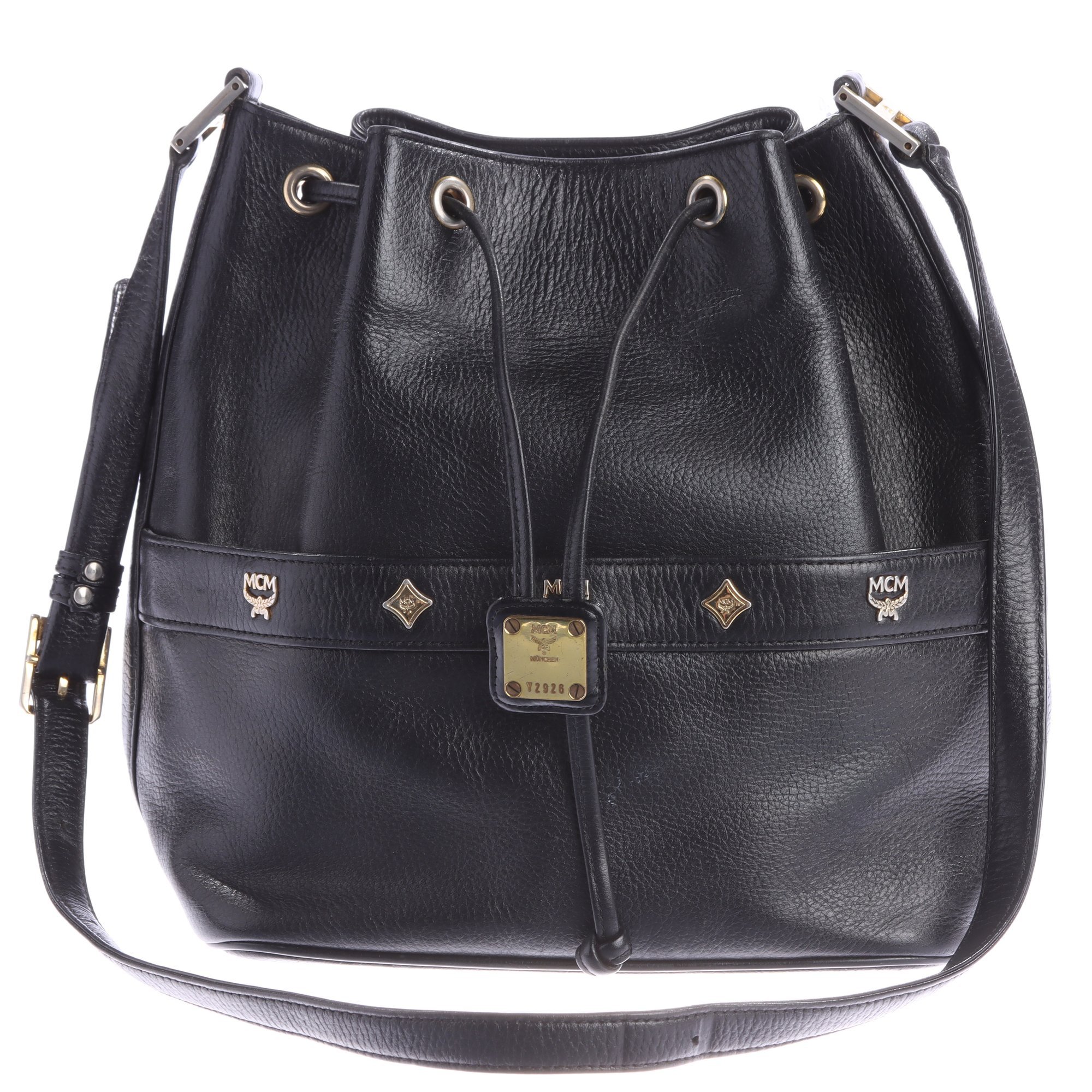 Heritage Drawstring leather bag