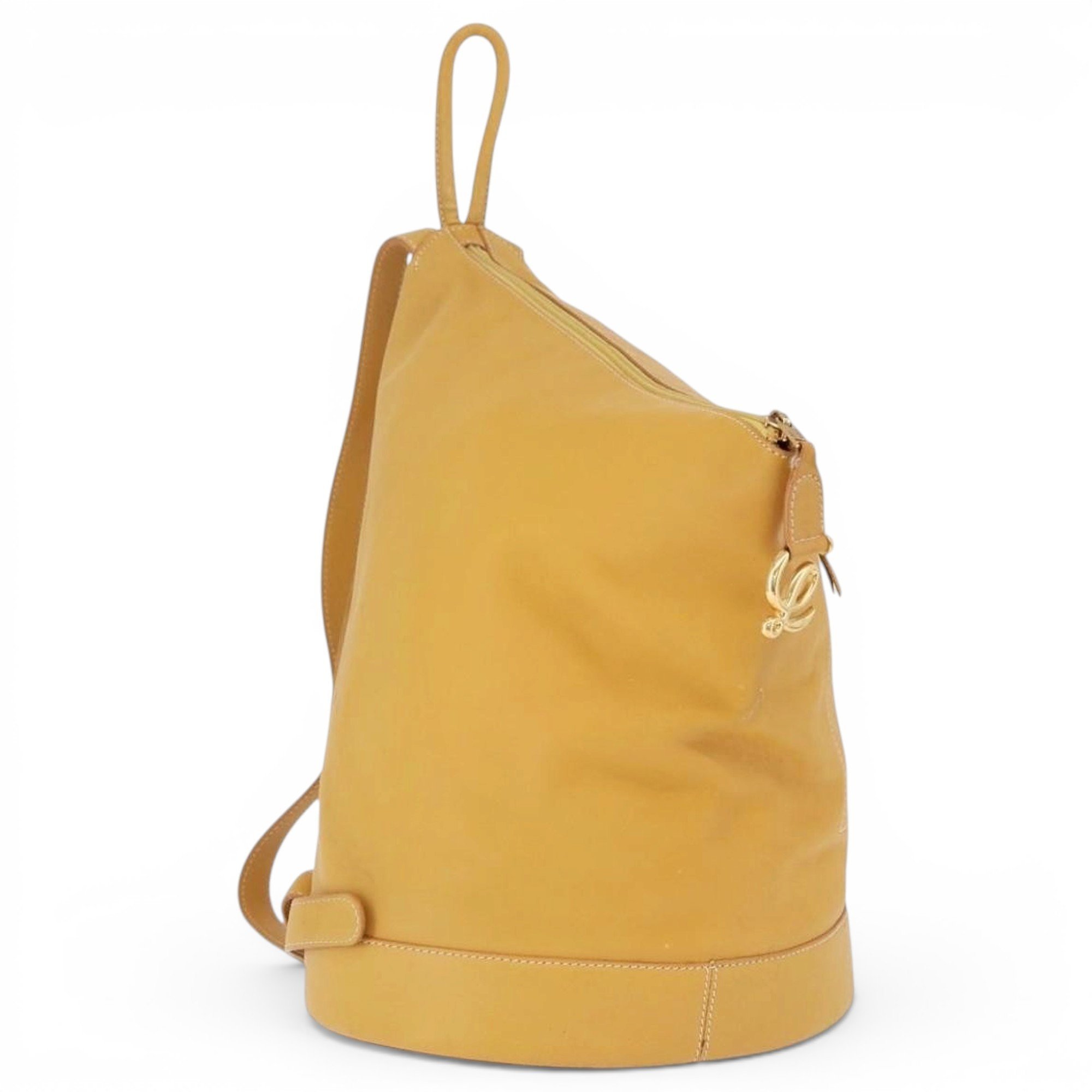 Leather backpack