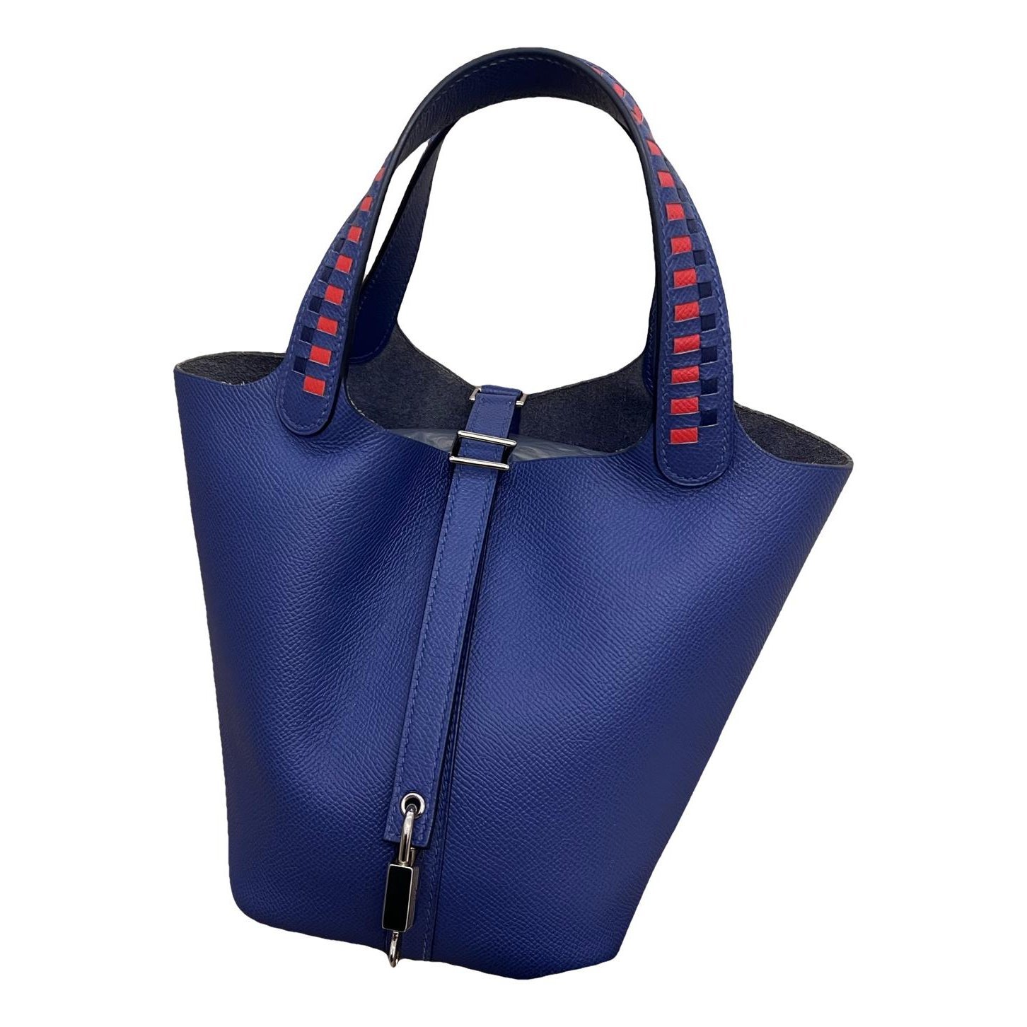Picotin leather tote
