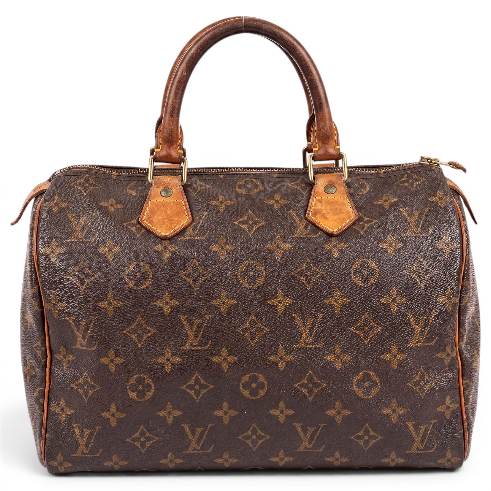 Speedy leather handbag