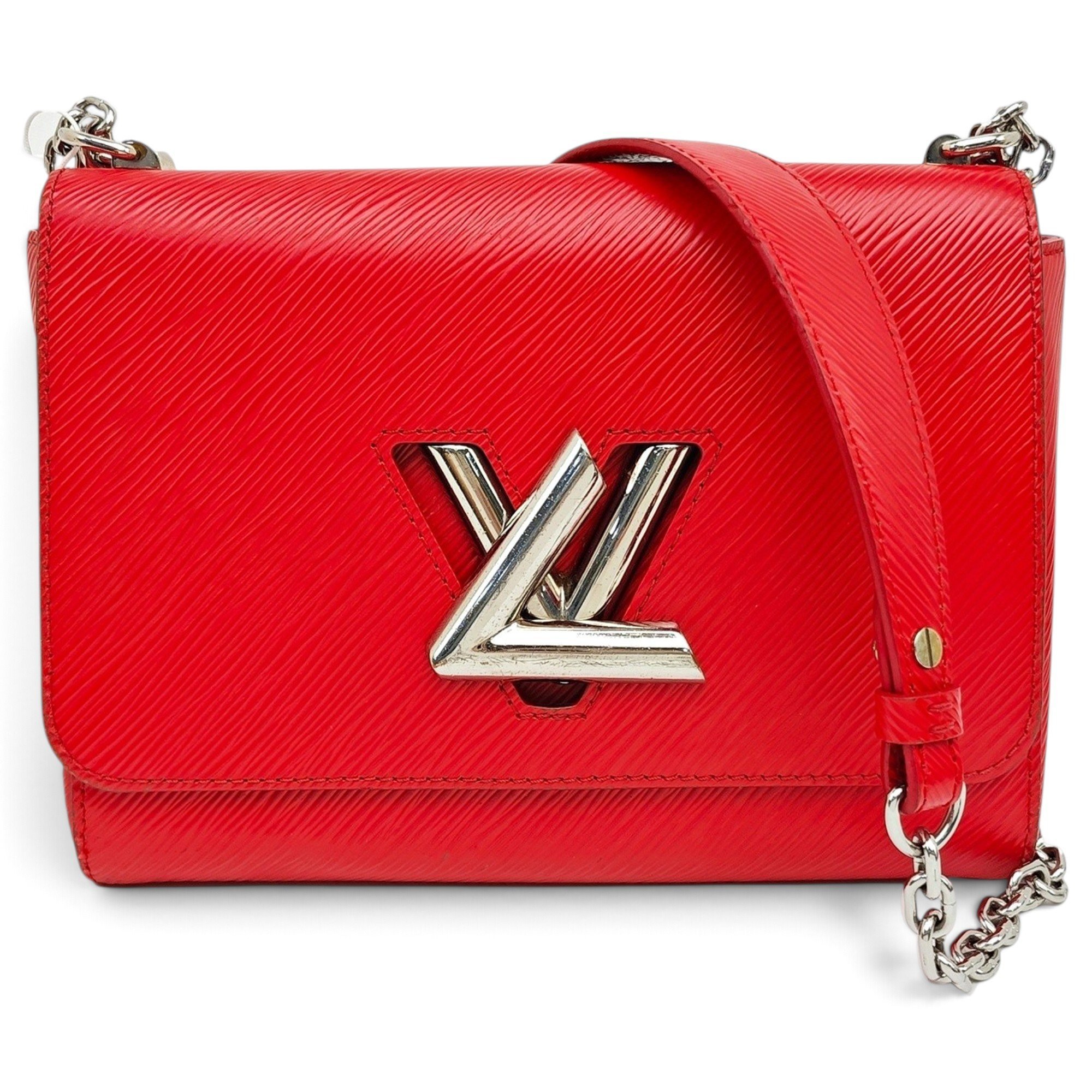 Twist leather handbag