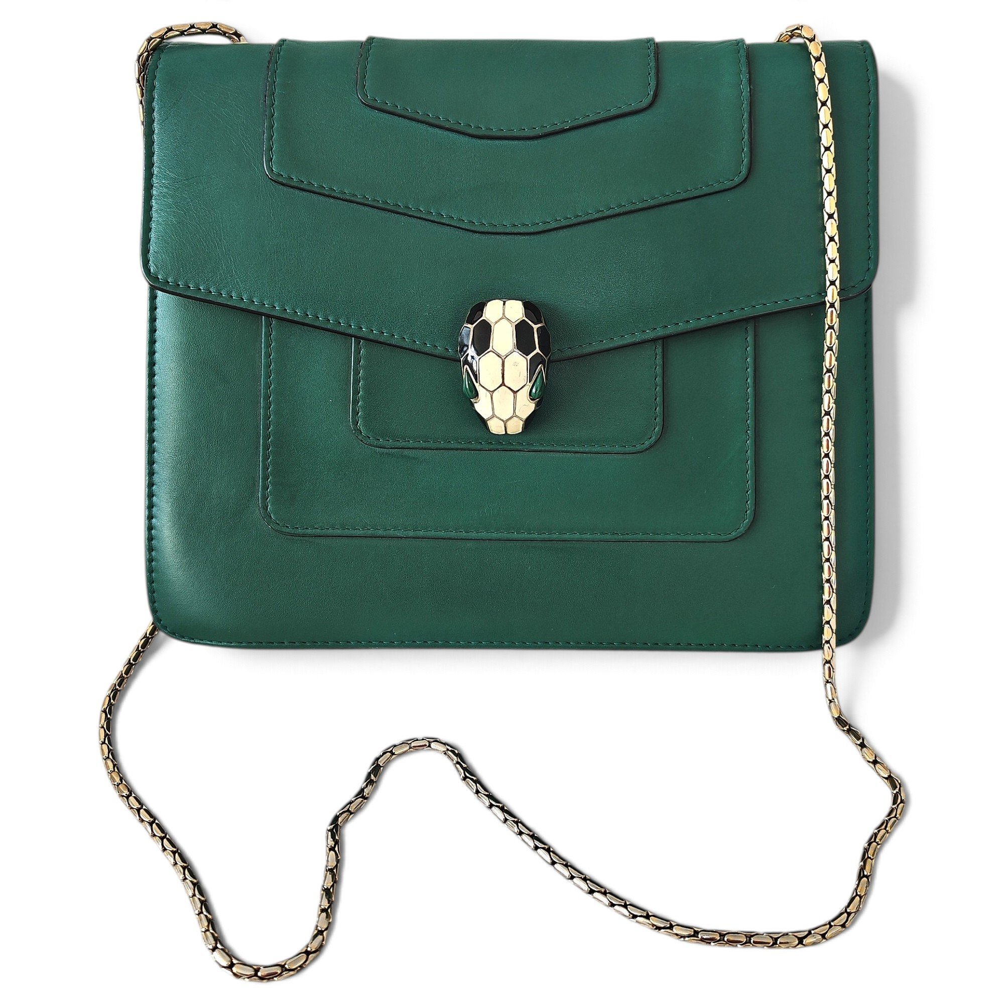 Bvlgari Serpenti leather crossbody bag