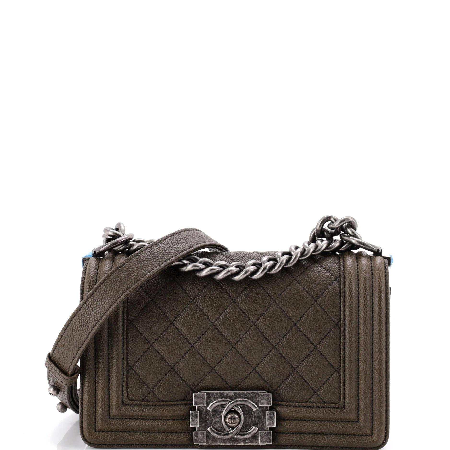 Boy leather crossbody bag