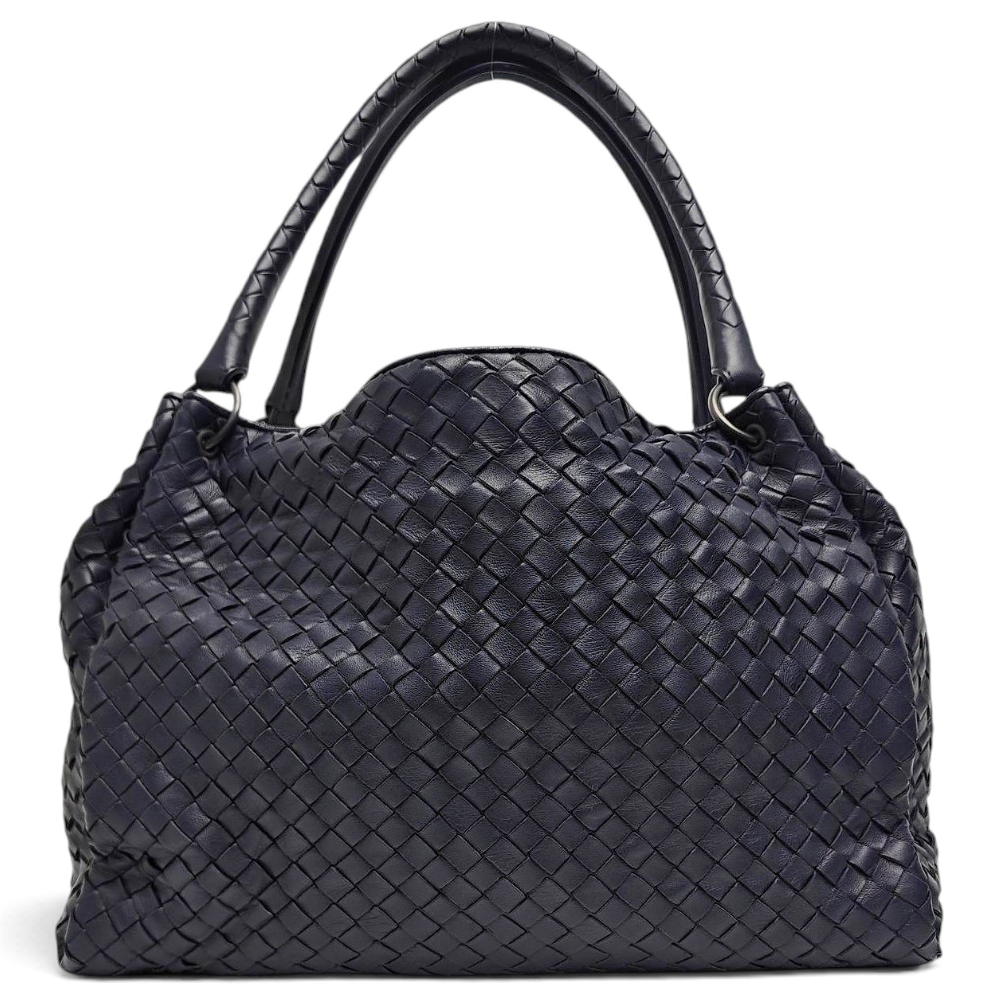 Parachute leather handbag