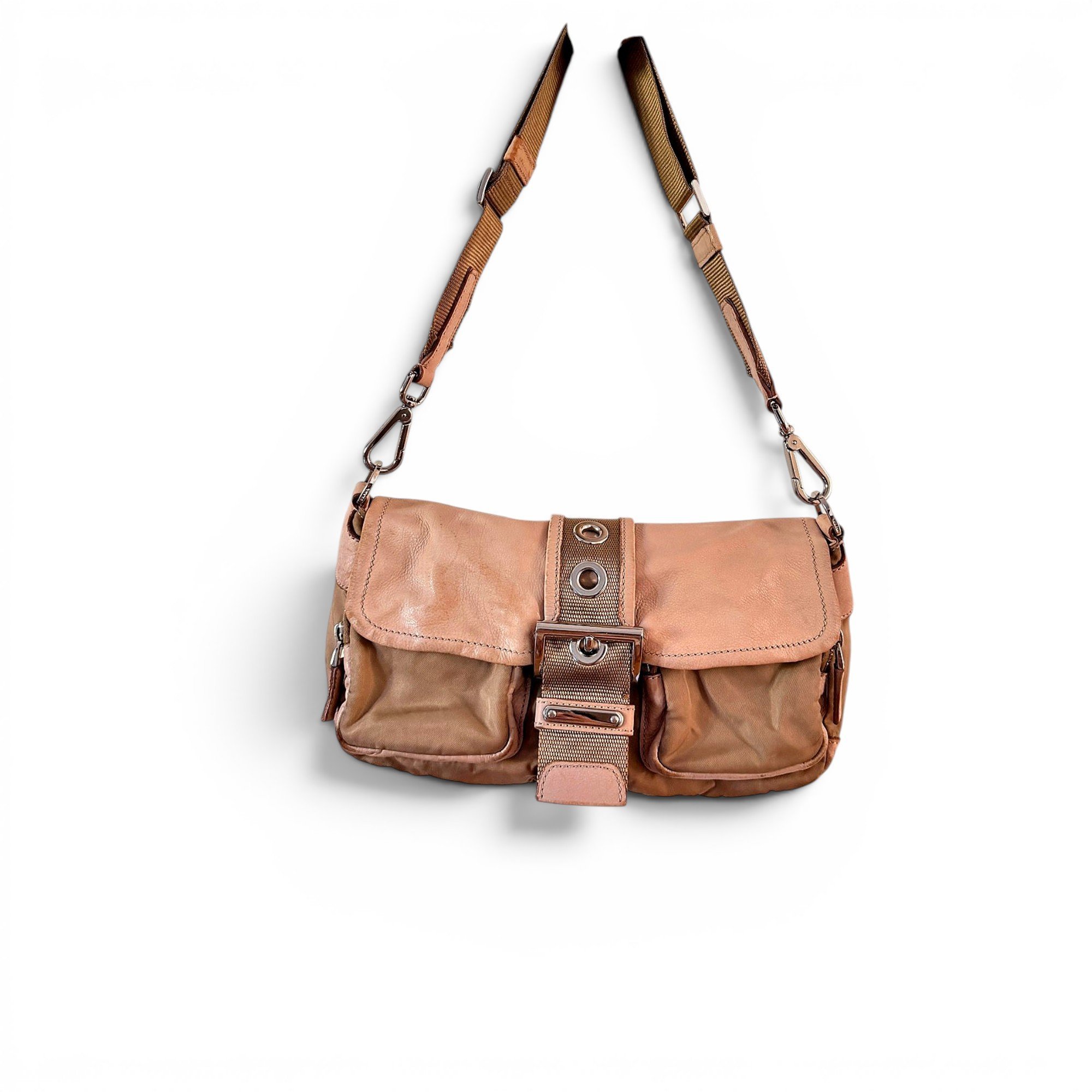 Prada Pocket leather handbag
