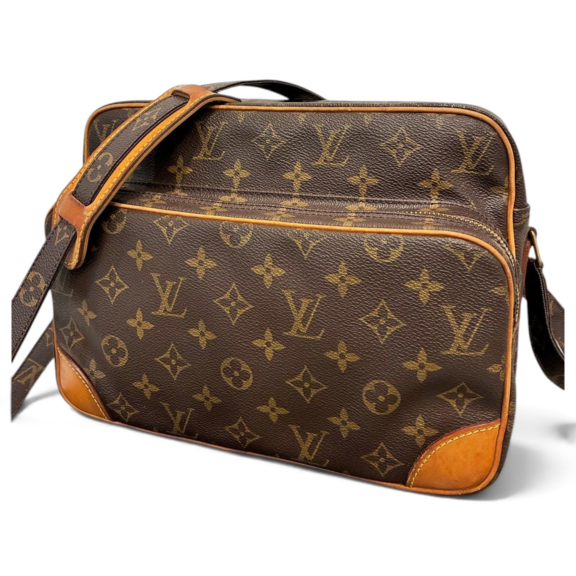 Nile leather crossbody bag