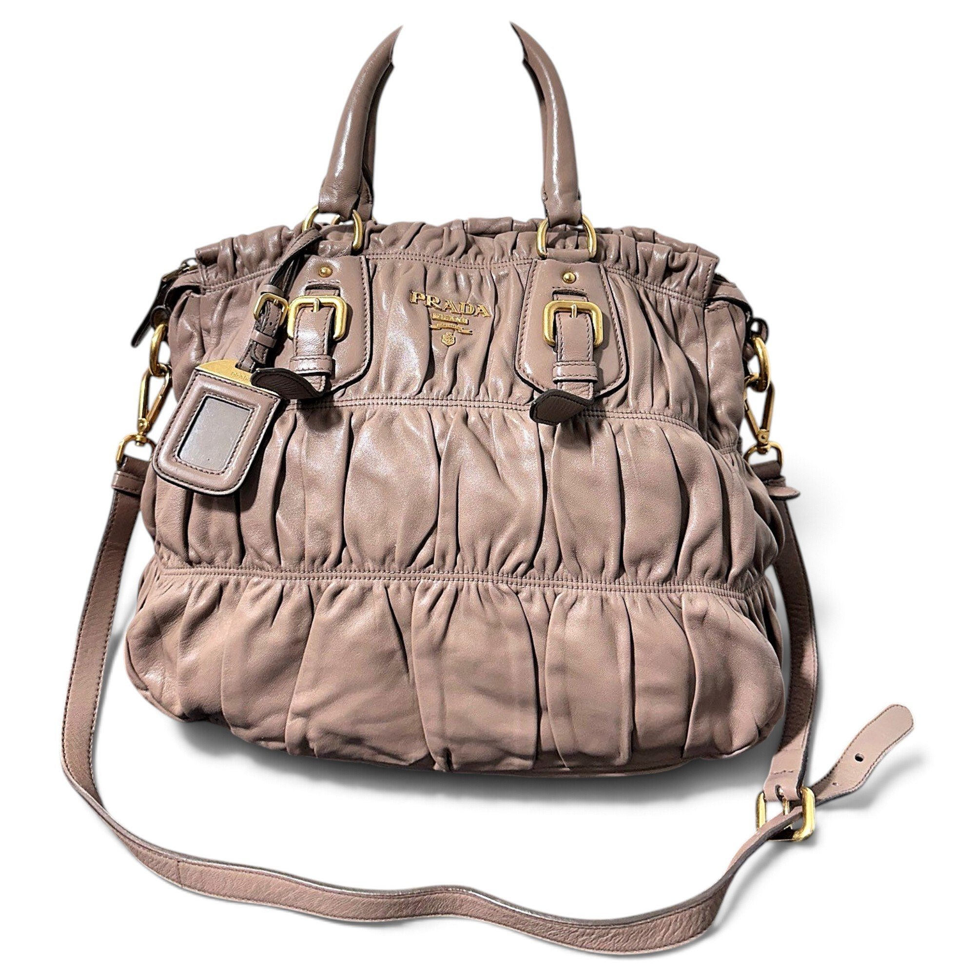 Leather handbag