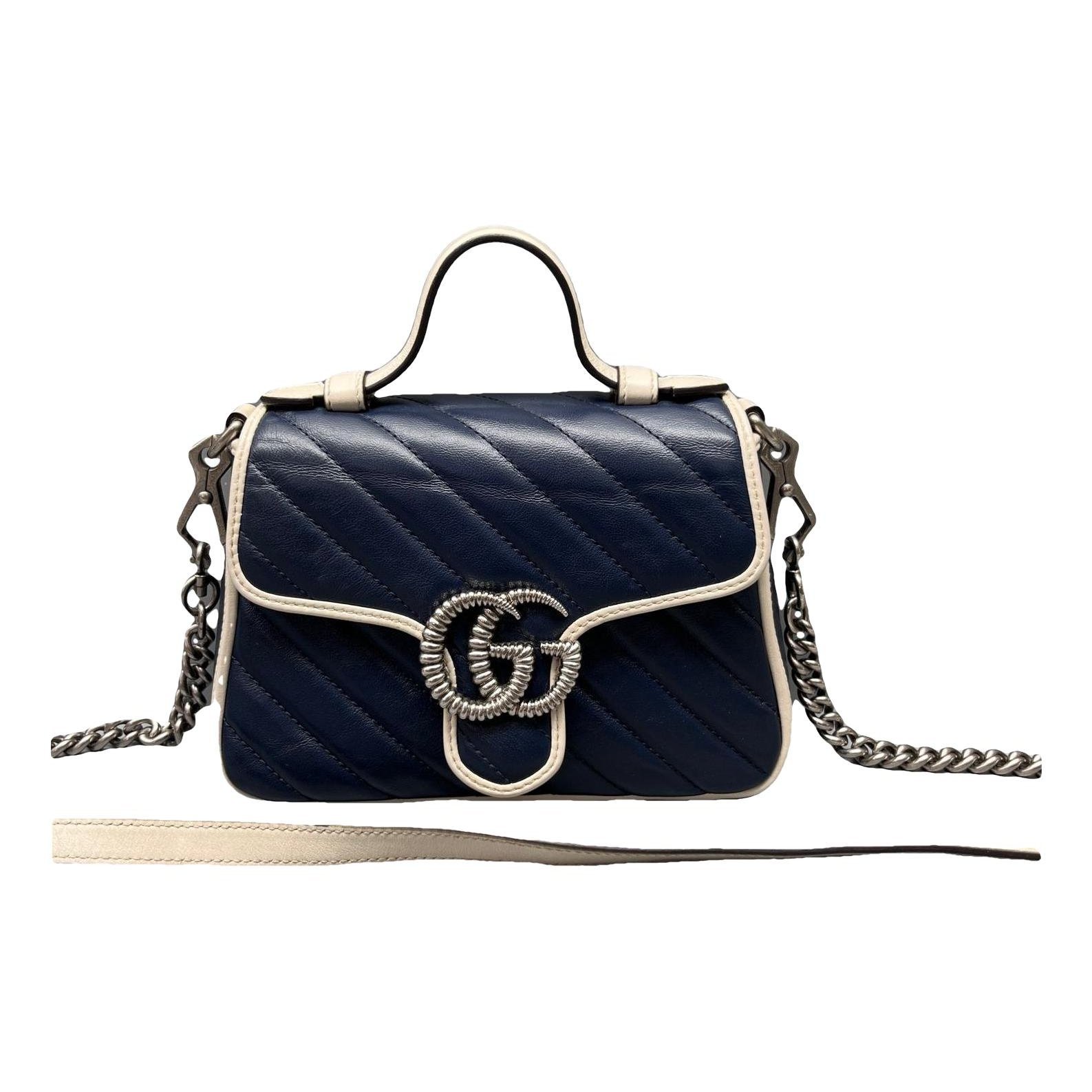 GG Marmont Flap leather handbag