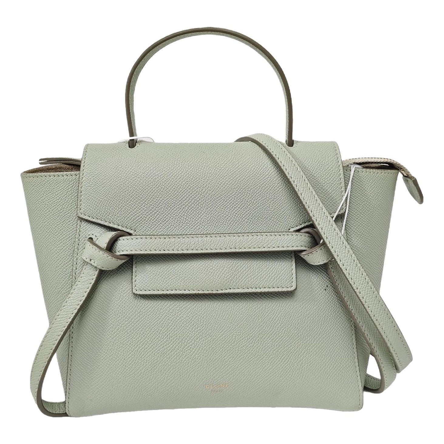 Belt leather handbag