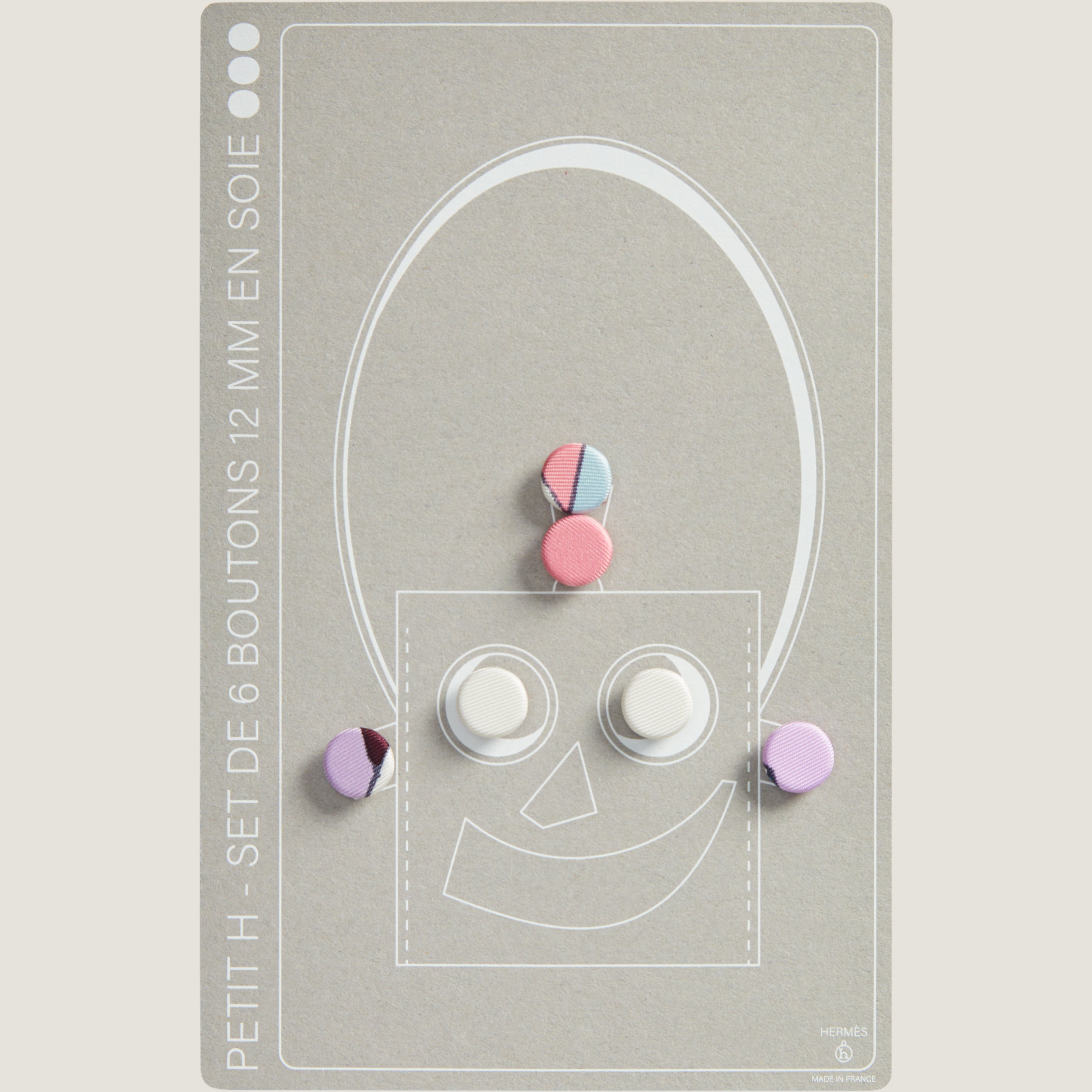 Silk buttons