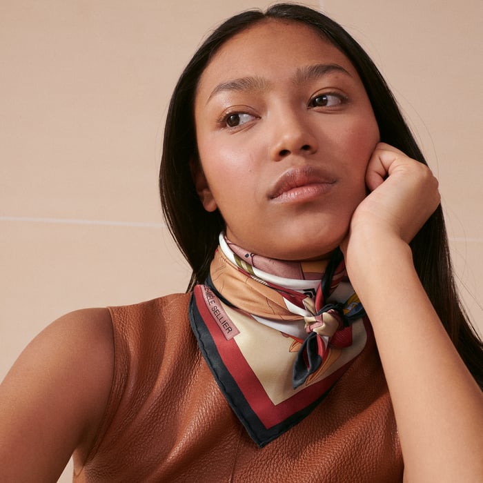 Pele-mele Sellier Scarf 70