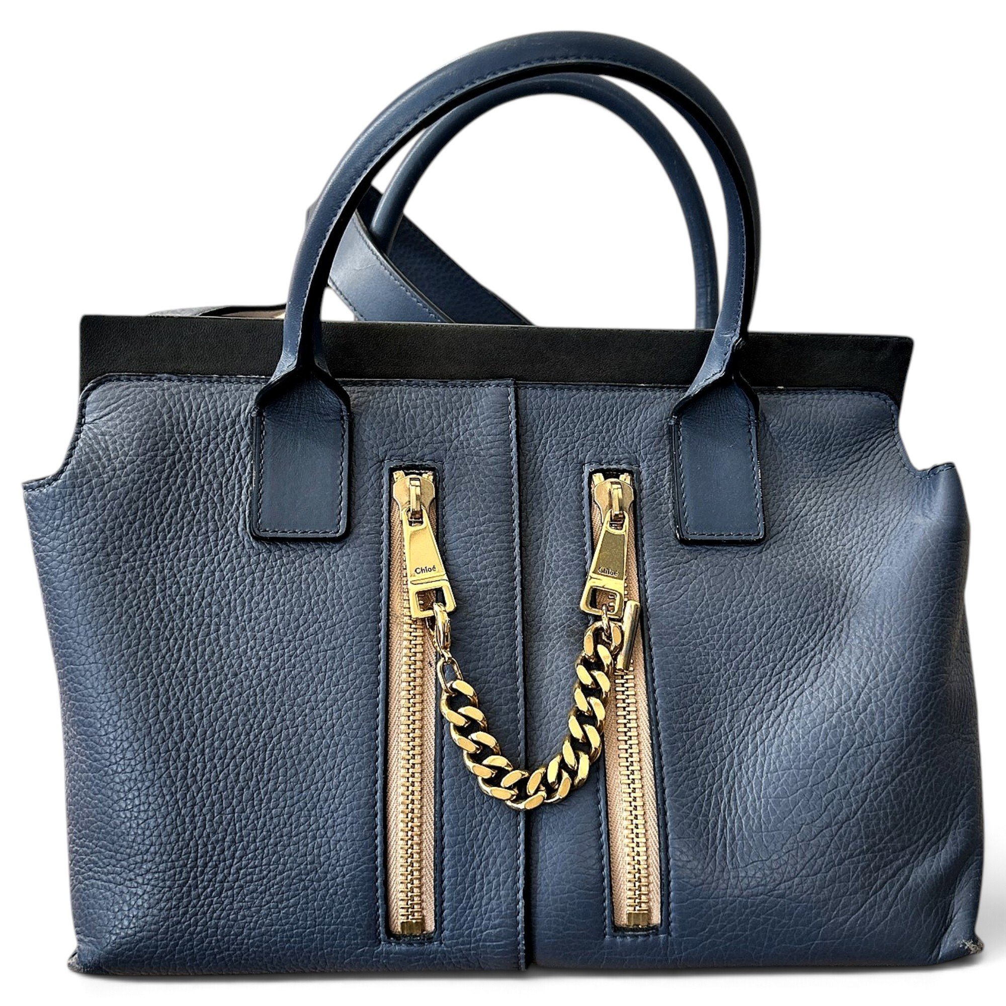 Leather handbag