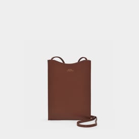APC Leather crossbody bag