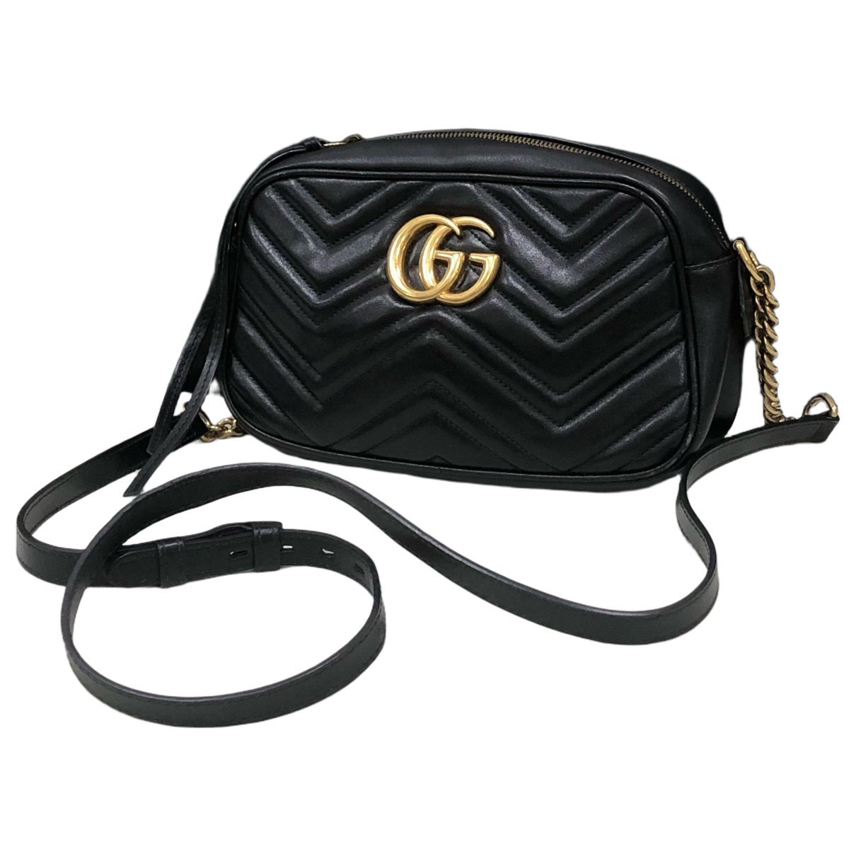 GG Marmont Triple zip leather handbag