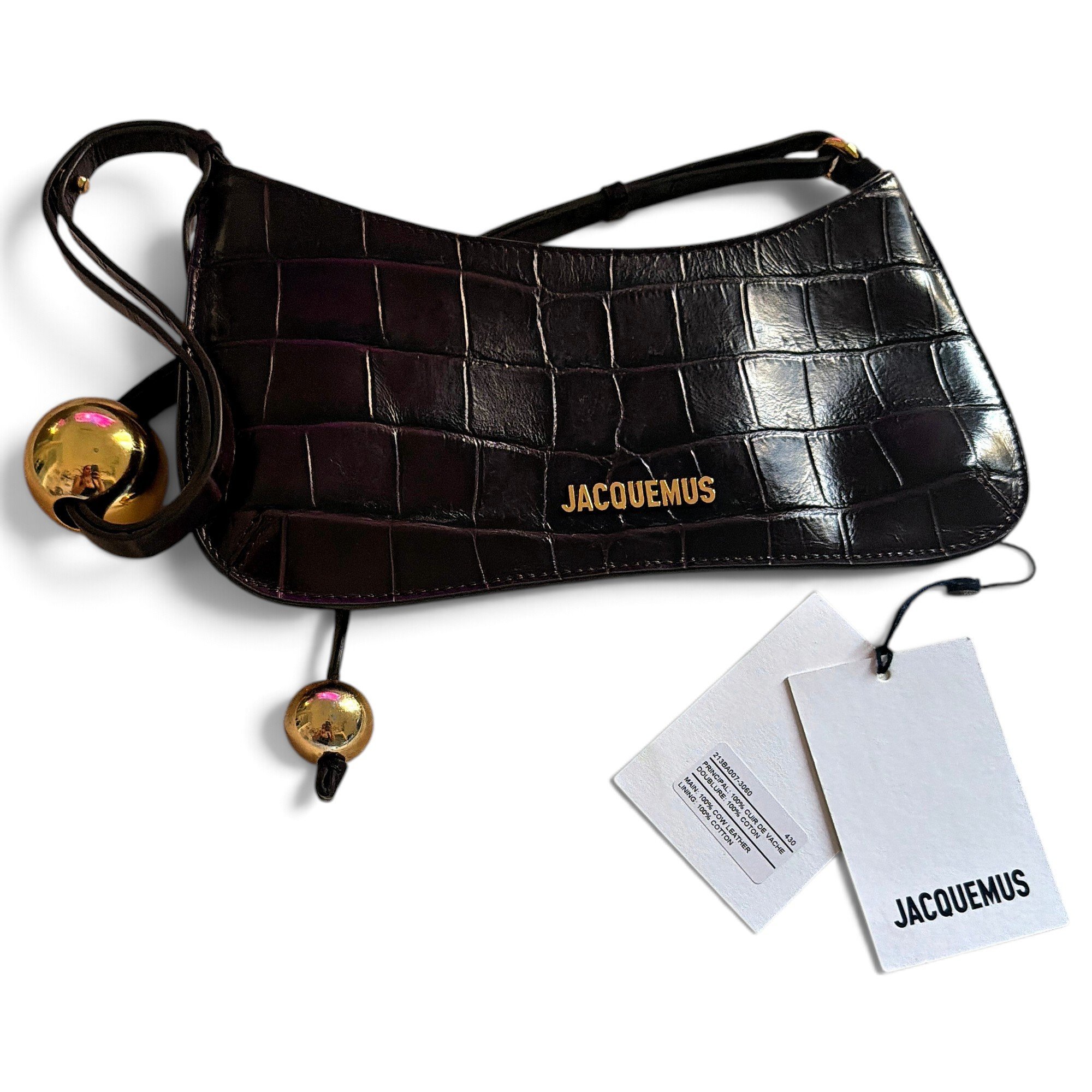 Le Bisou Chaîne leather handbag