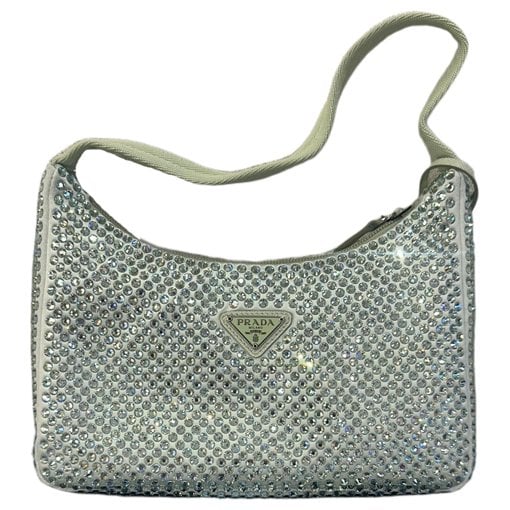 Re-Edition 2000 silk handbag