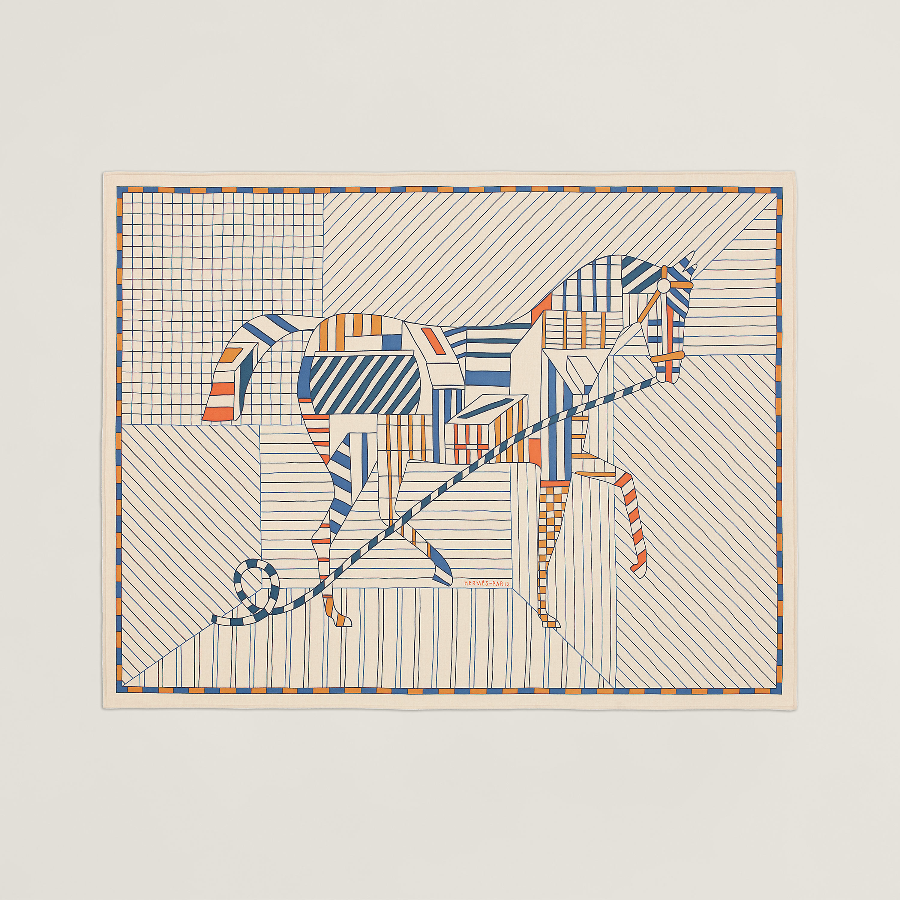 Cheval au Faubourg blanket