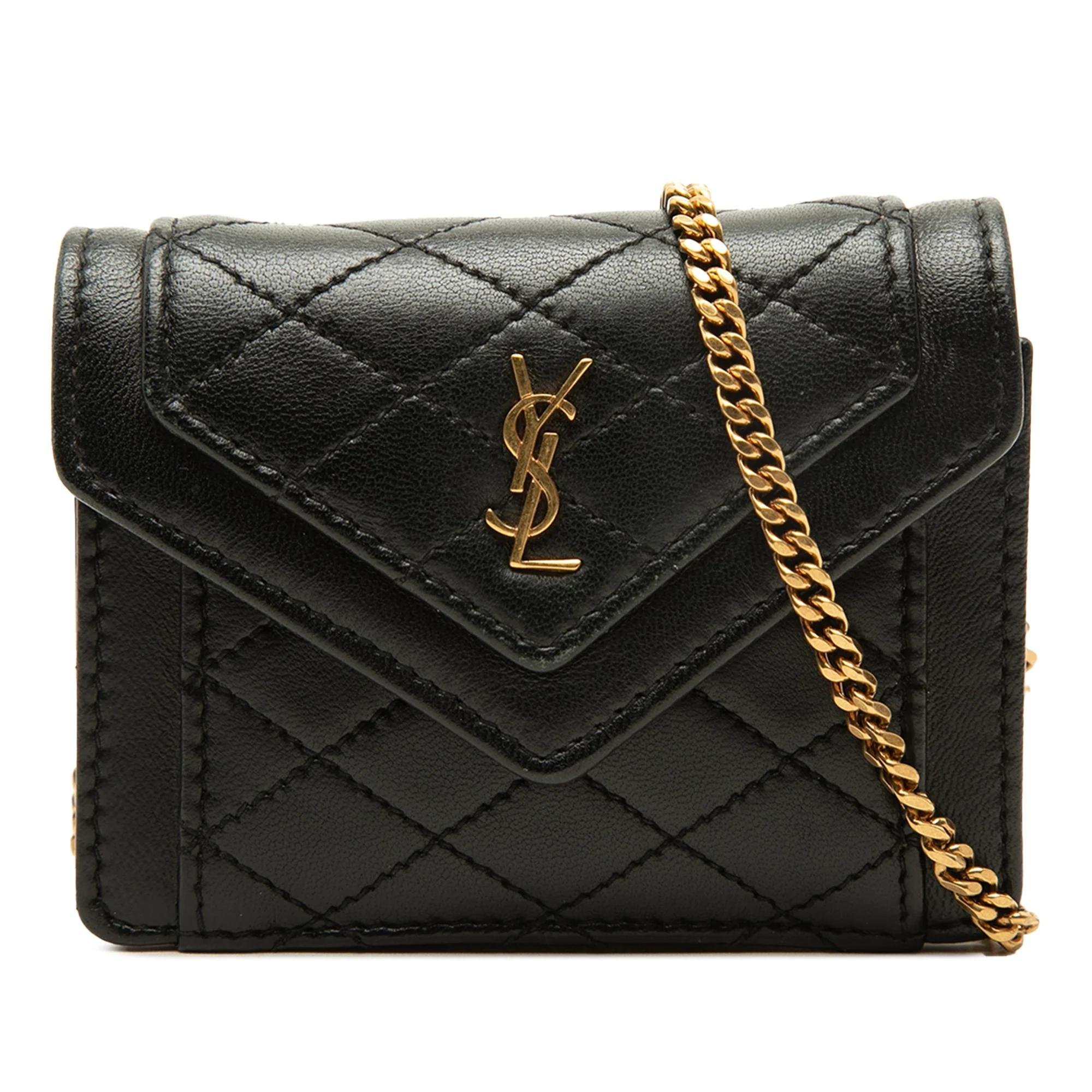 Saint Laurent Envelope leather crossbody bag