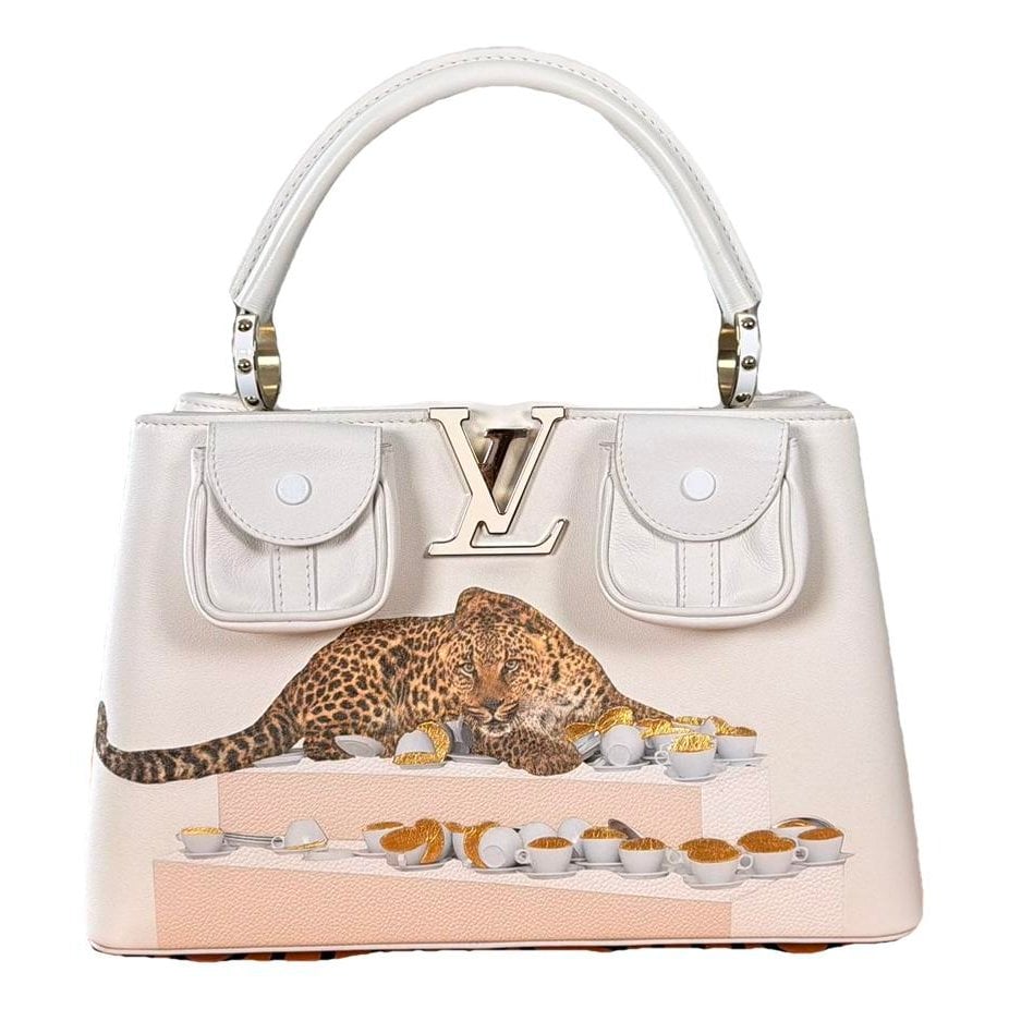 Capucines leather handbag