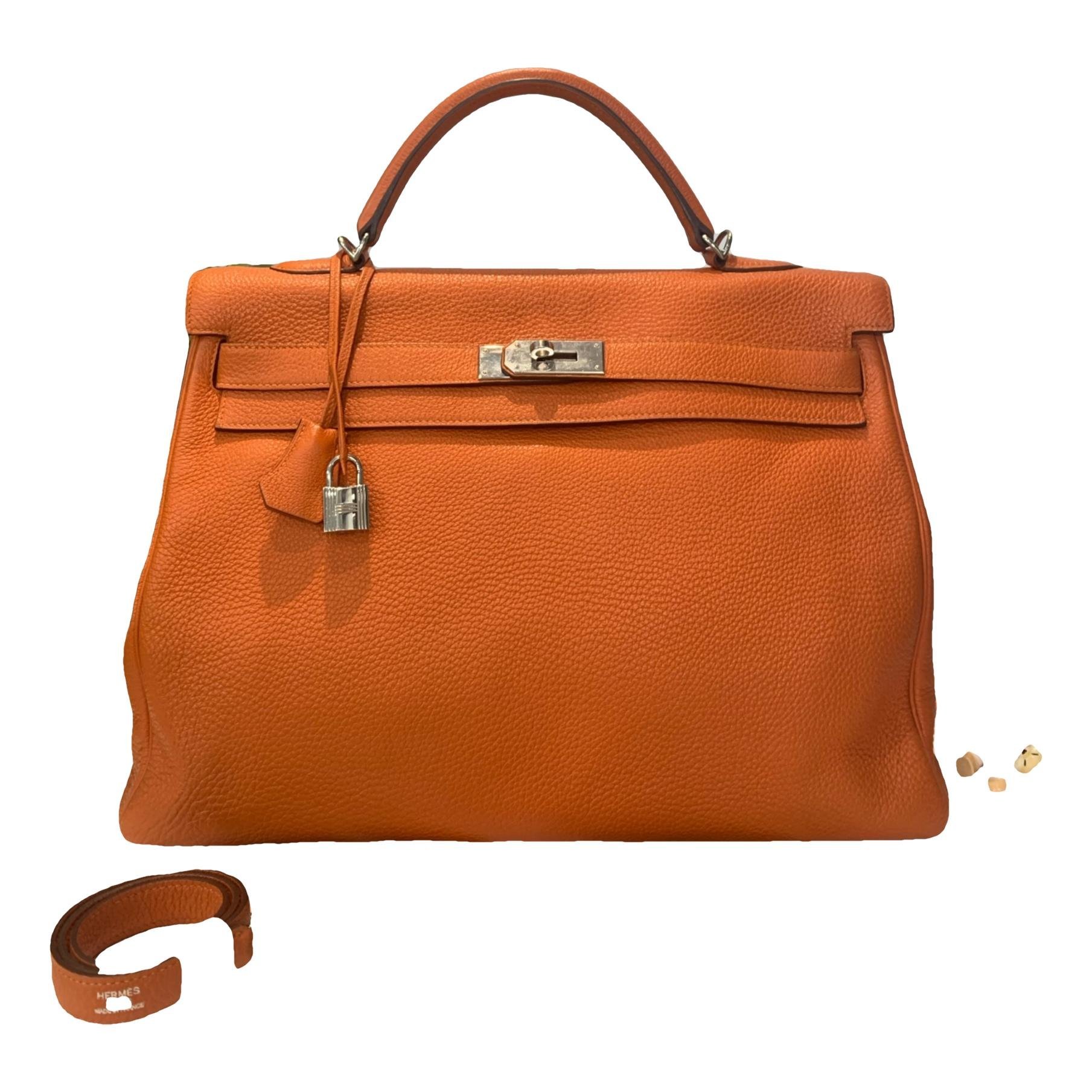 Kelly 40 leather handbag