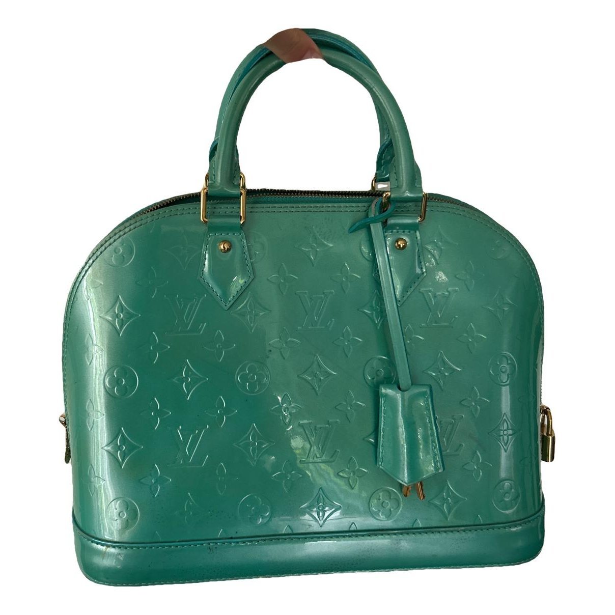 Alma BB patent leather handbag