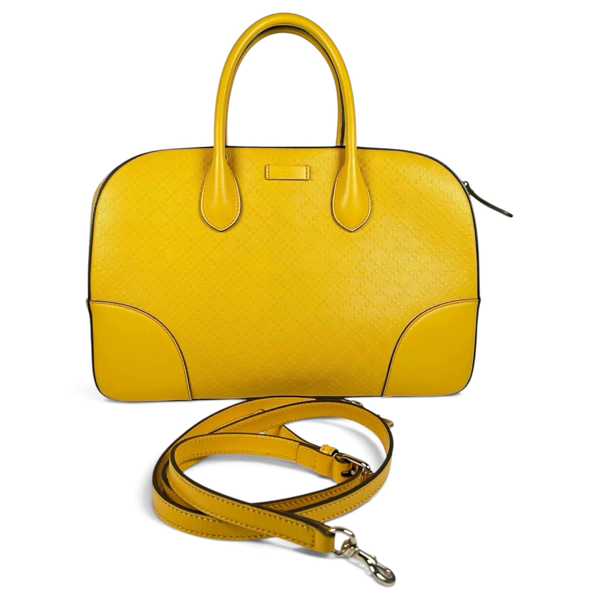 Boston leather handbag