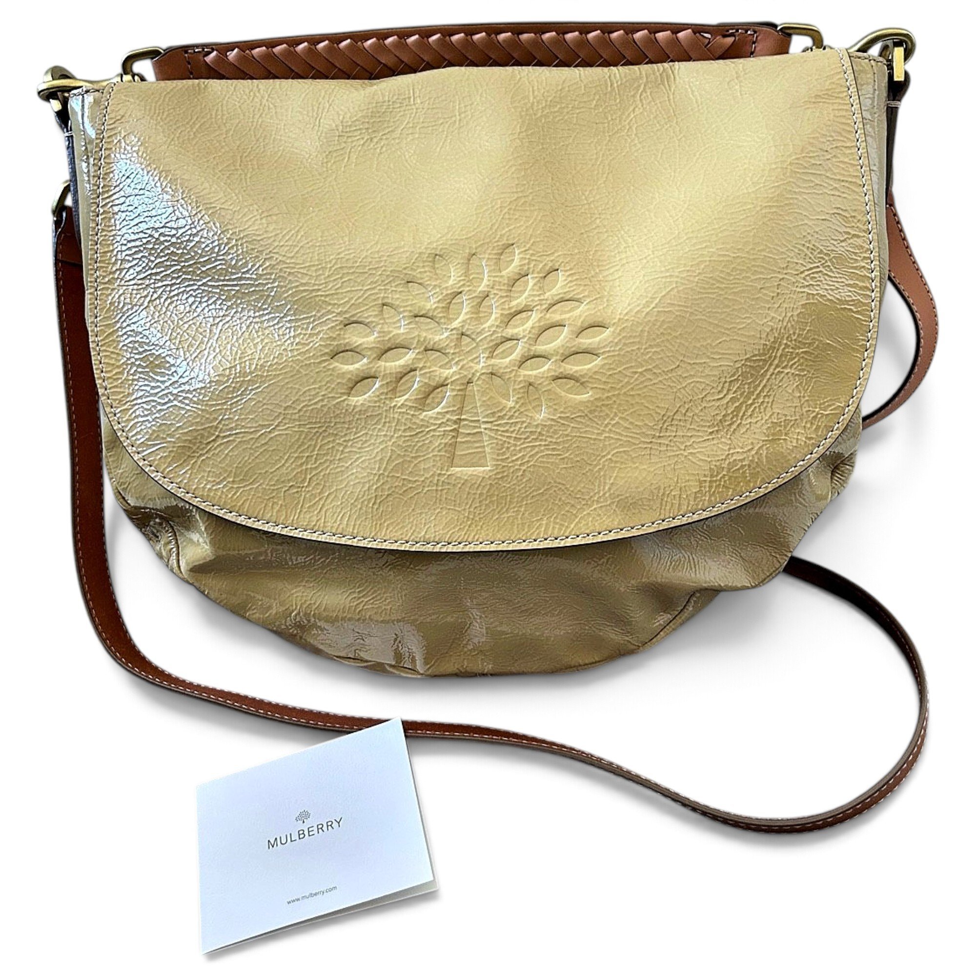 Mulberry Effie patent leather handbag