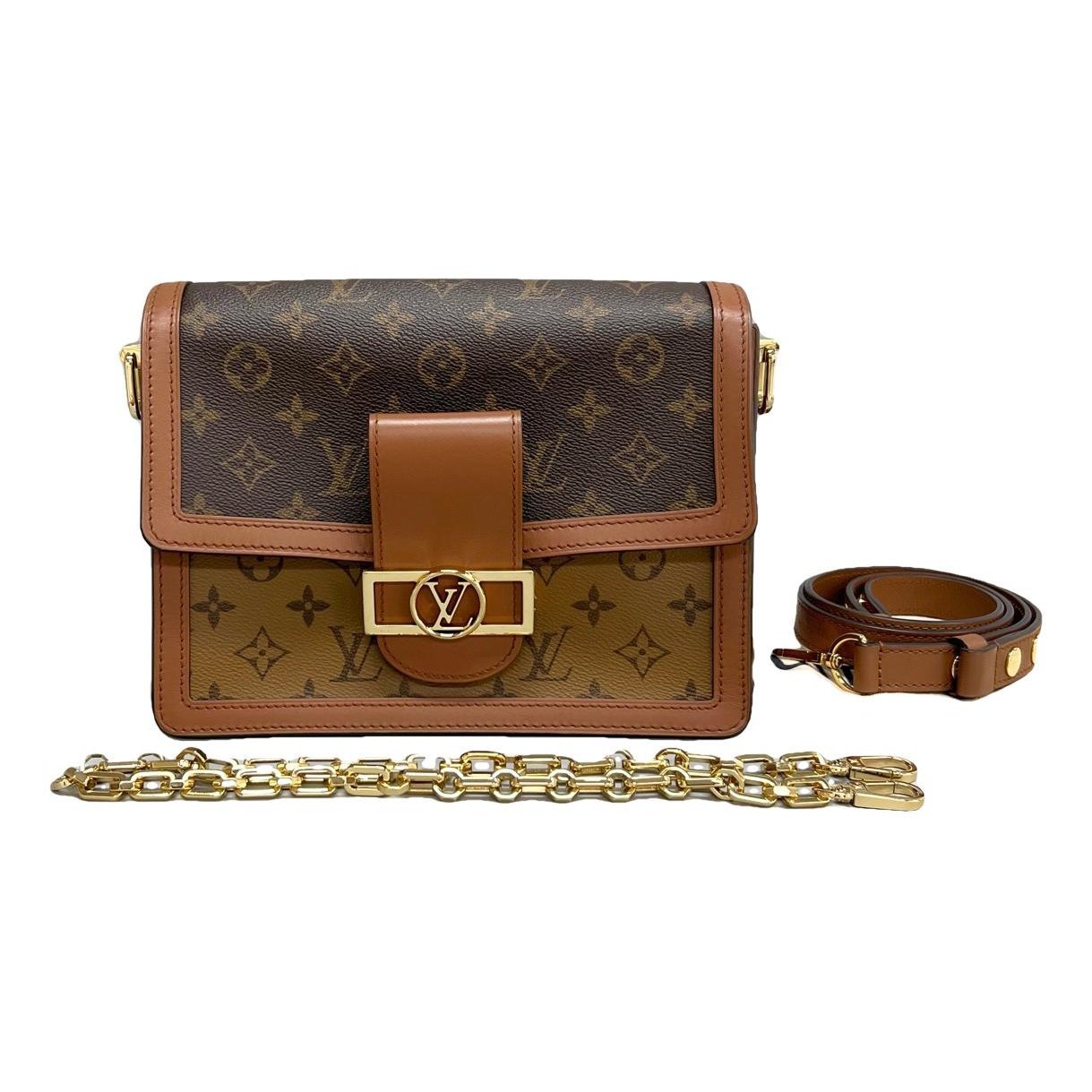 Dauphine leather handbag