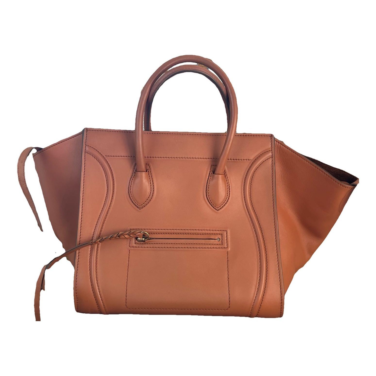 Luggage leather handbag