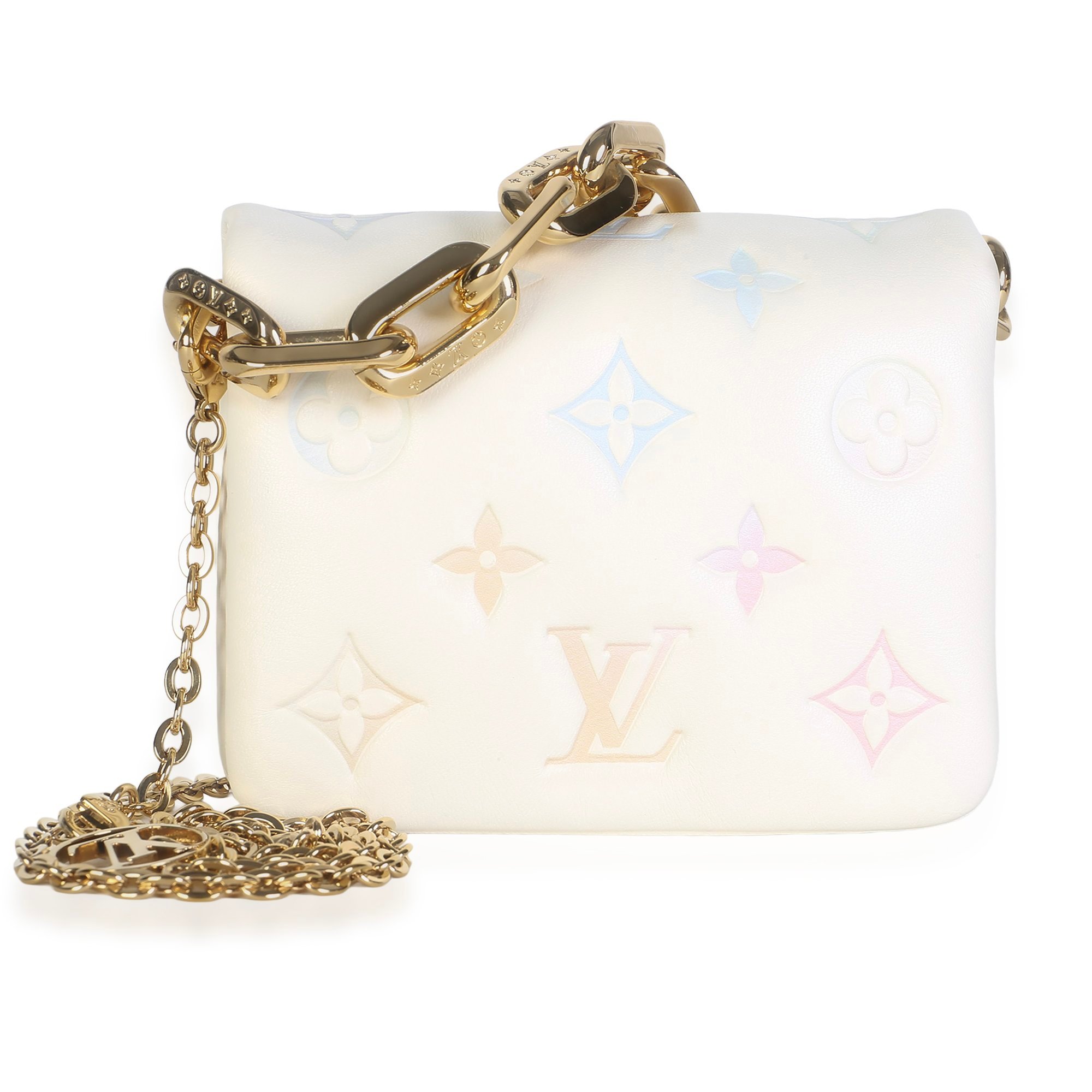 Coussin leather handbag