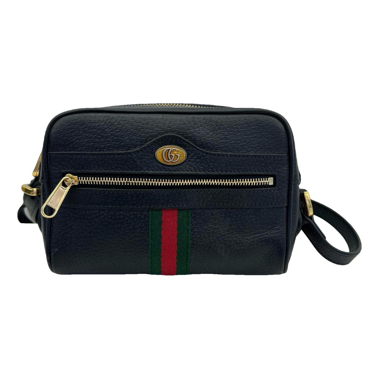 Ophidia leather crossbody bag