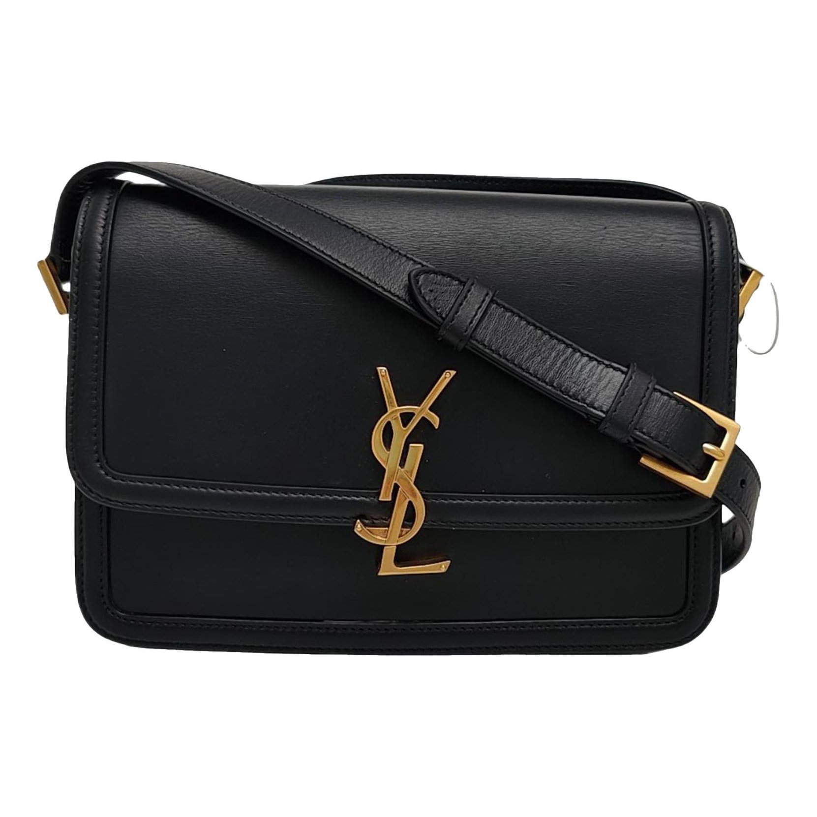 Solférino leather handbag