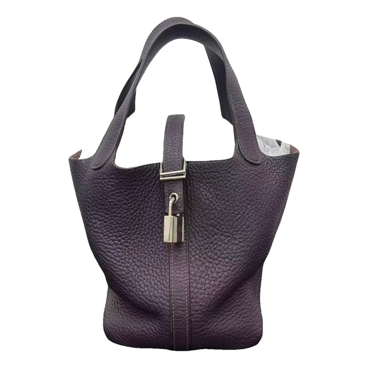 Picotin leather handbag