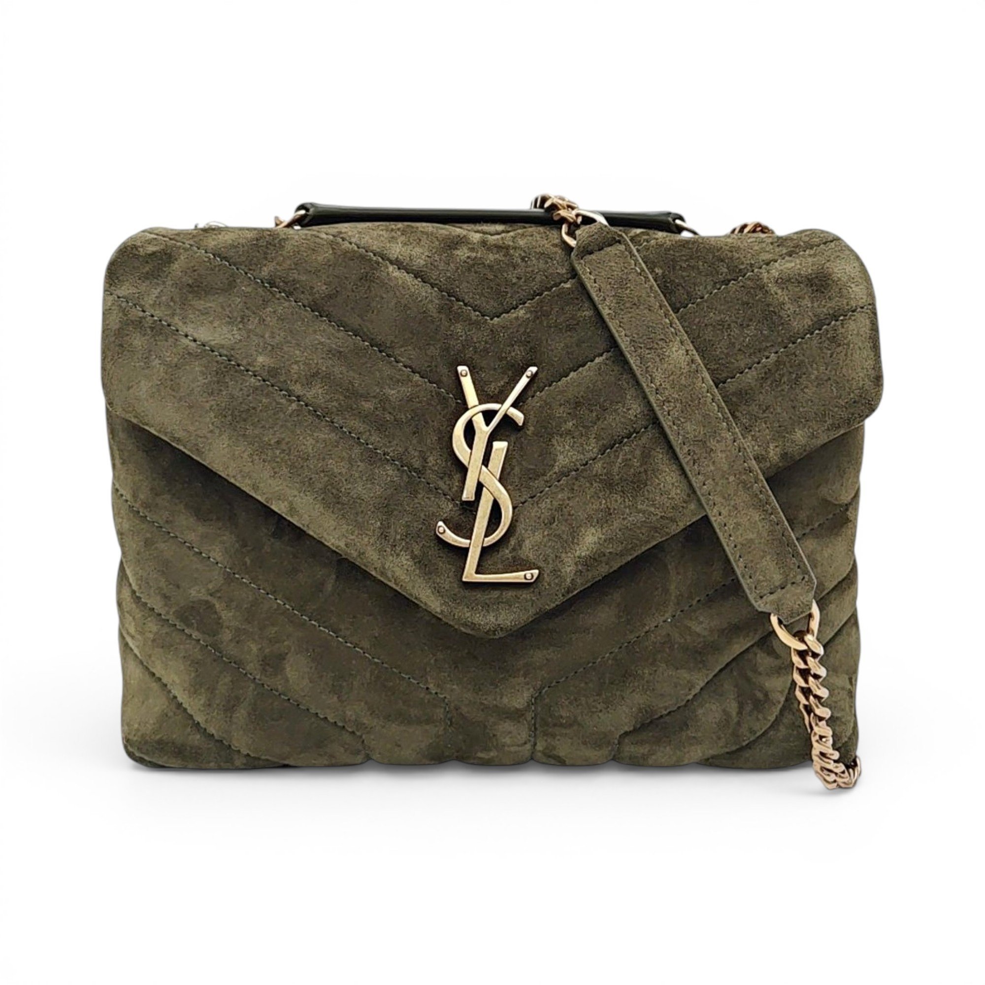Loulou Puffer velvet handbag